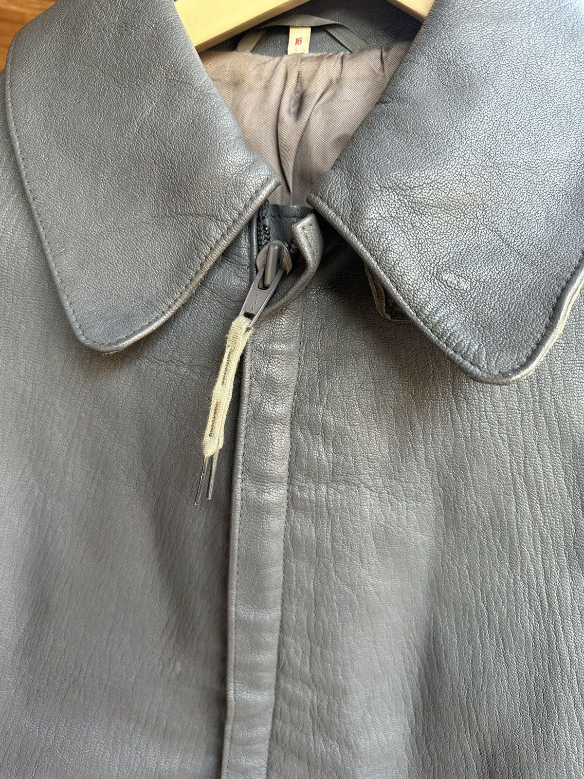 Military × Vintage 1970s Cropped Leather German U-Boat