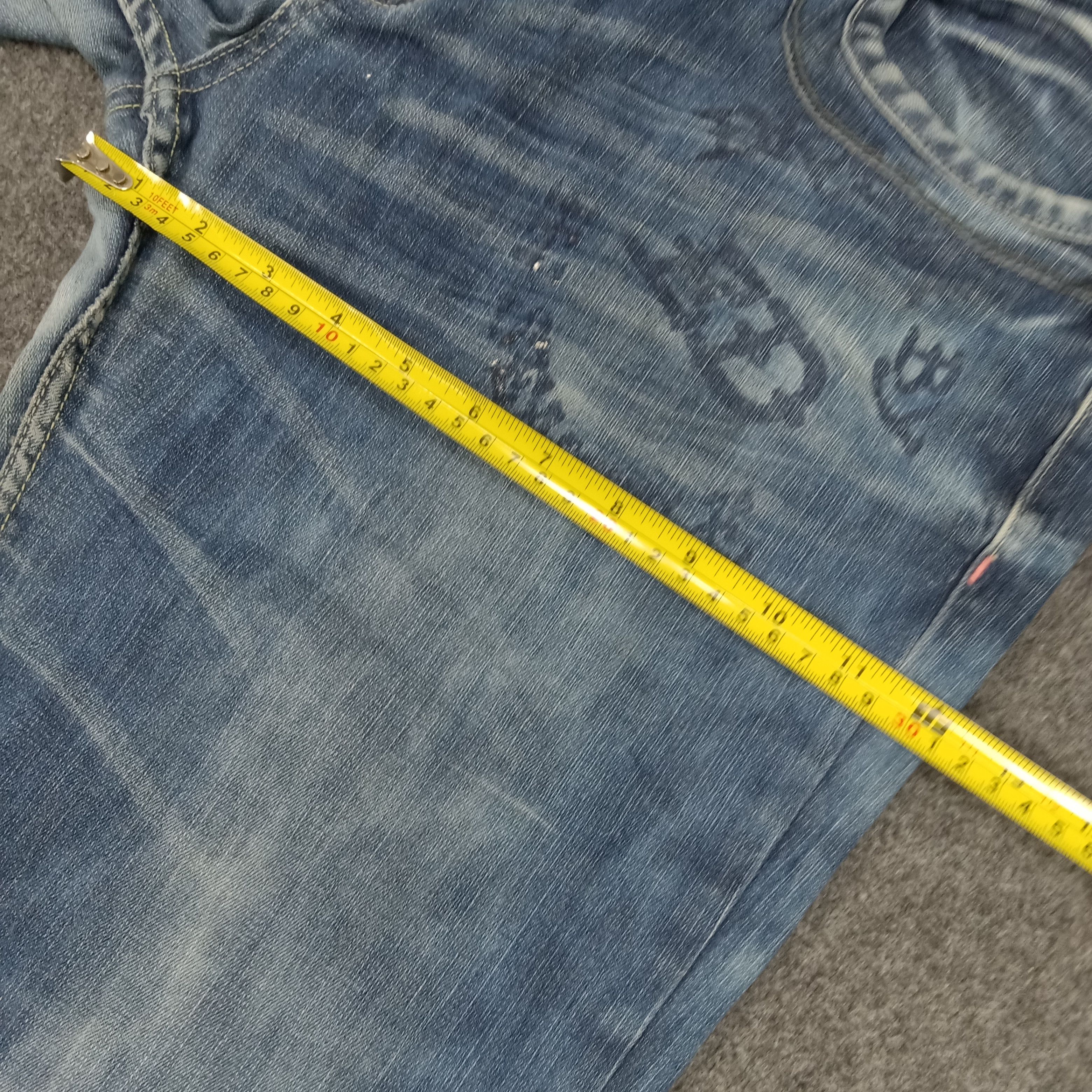 Christian Audigier × Ed Hardy × Vintage Ed Hardy by Christian Audiger Embroidery Logo Jeans Size US 35 - 12 Thumbnail