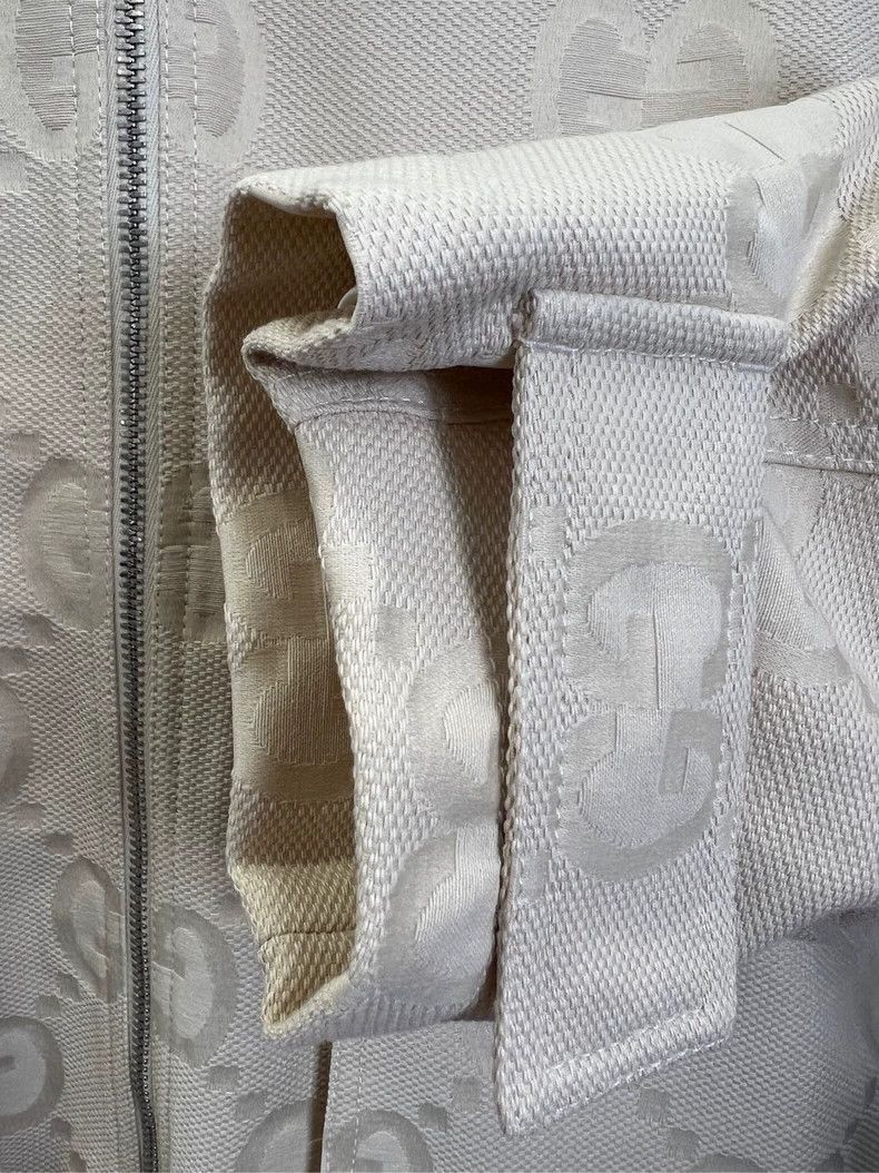 Gucci Gucci Beige Full Print Zip Jacket-2506 Size US L / EU 52-54 / 3 - 6 Thumbnail