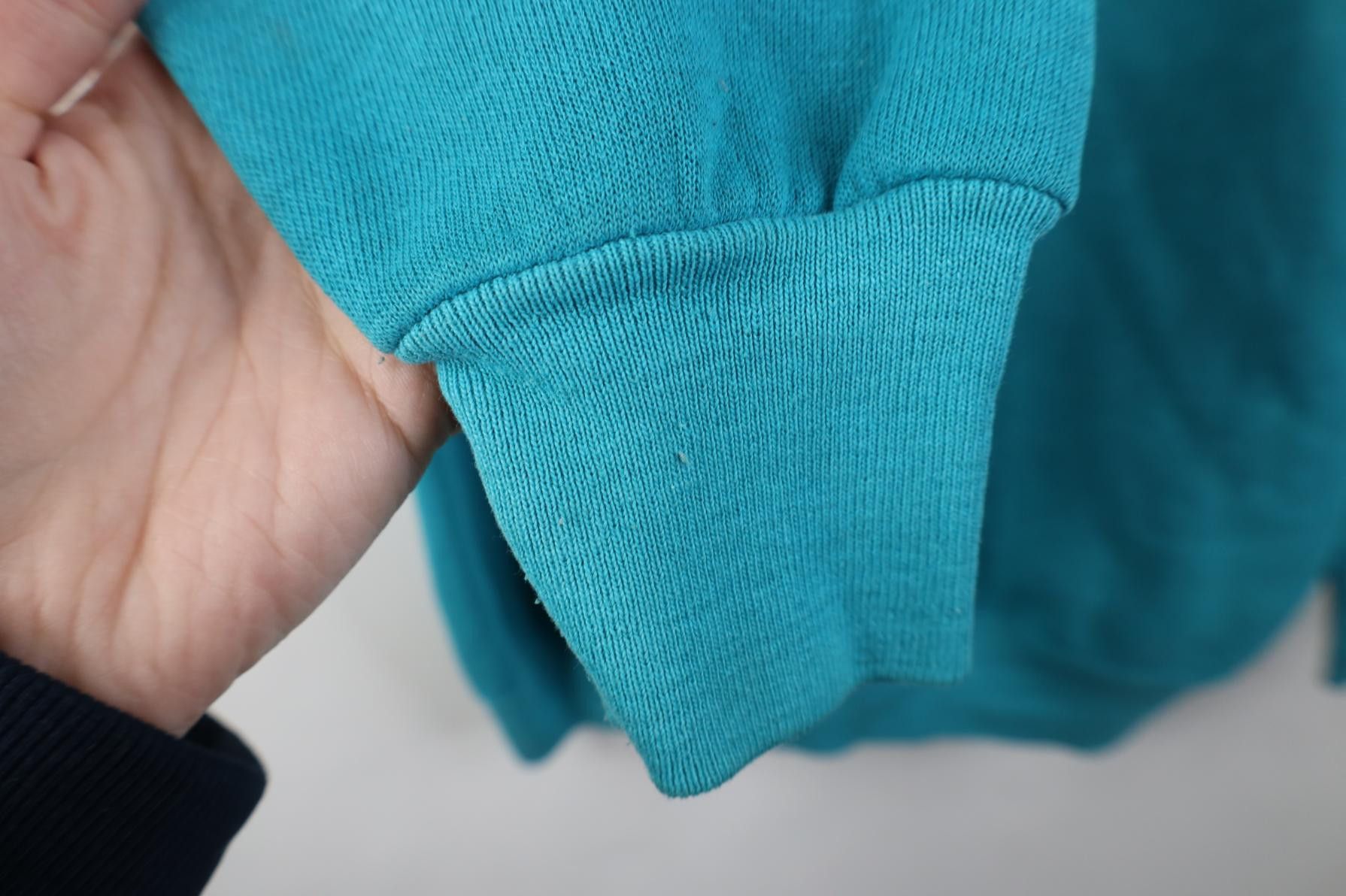 Vintage Vintage 80s NatWest USA Bank Raglan Sweatshirt Teal USA Size US L / EU 52-54 / 3 - 8 Thumbnail