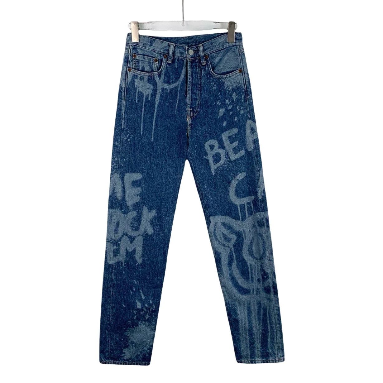 Acne Studios Acne Studios Graffiti Print Denim Jeans 26 Size US 26 / EU 42 - 1 Thumbnail