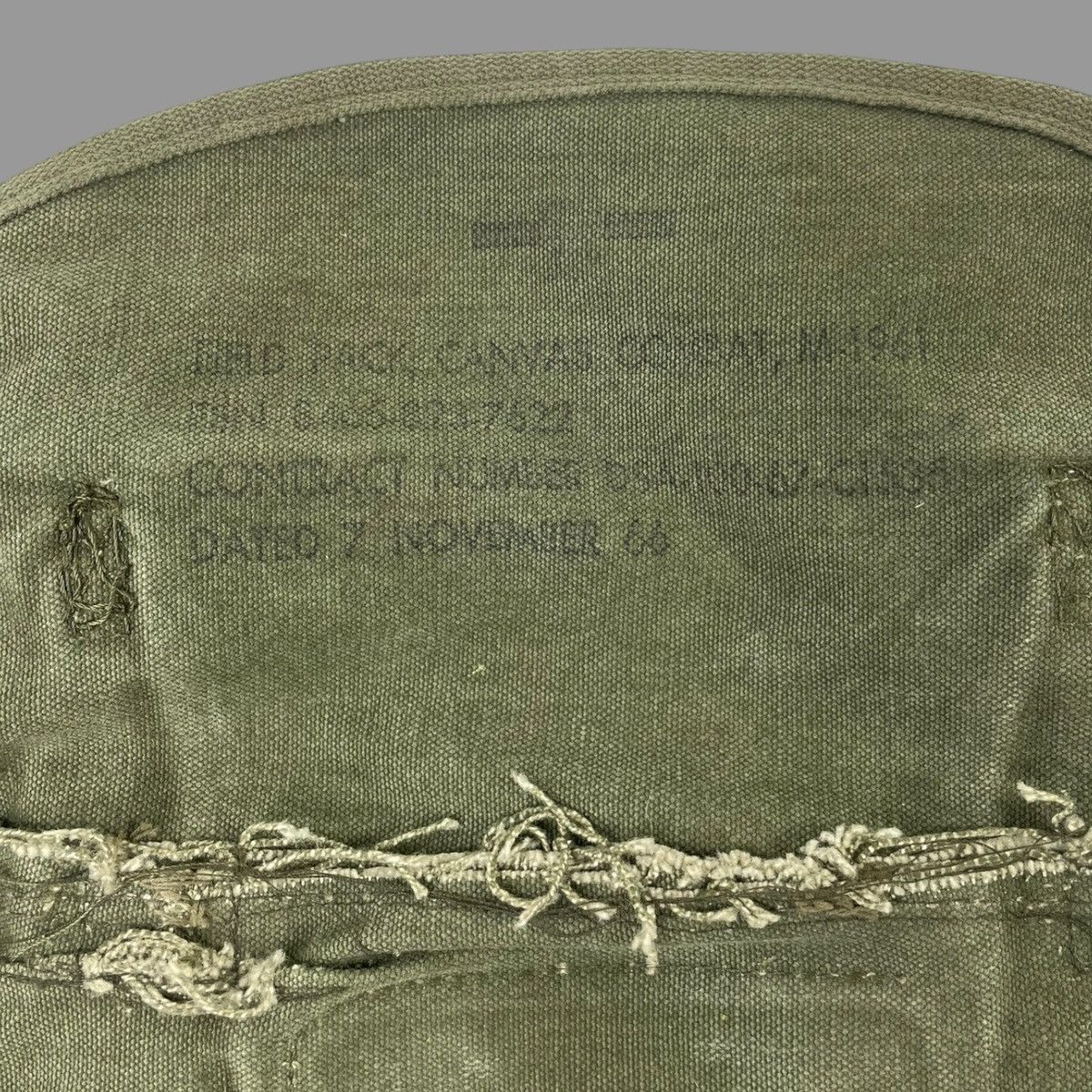 Vintage Vintage 1950s faded U.S. military bag Size ONE SIZE - 5 Thumbnail