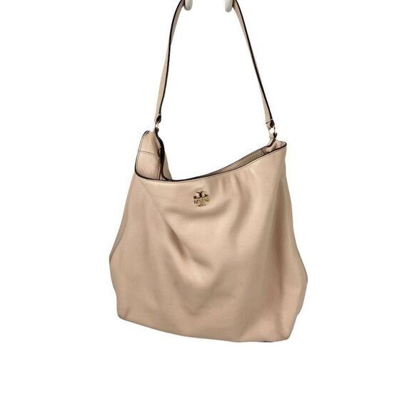 Tory Burch Tory Burch Frida Hobo Blush/Light Oak Size ONE SIZE - 1 Thumbnail