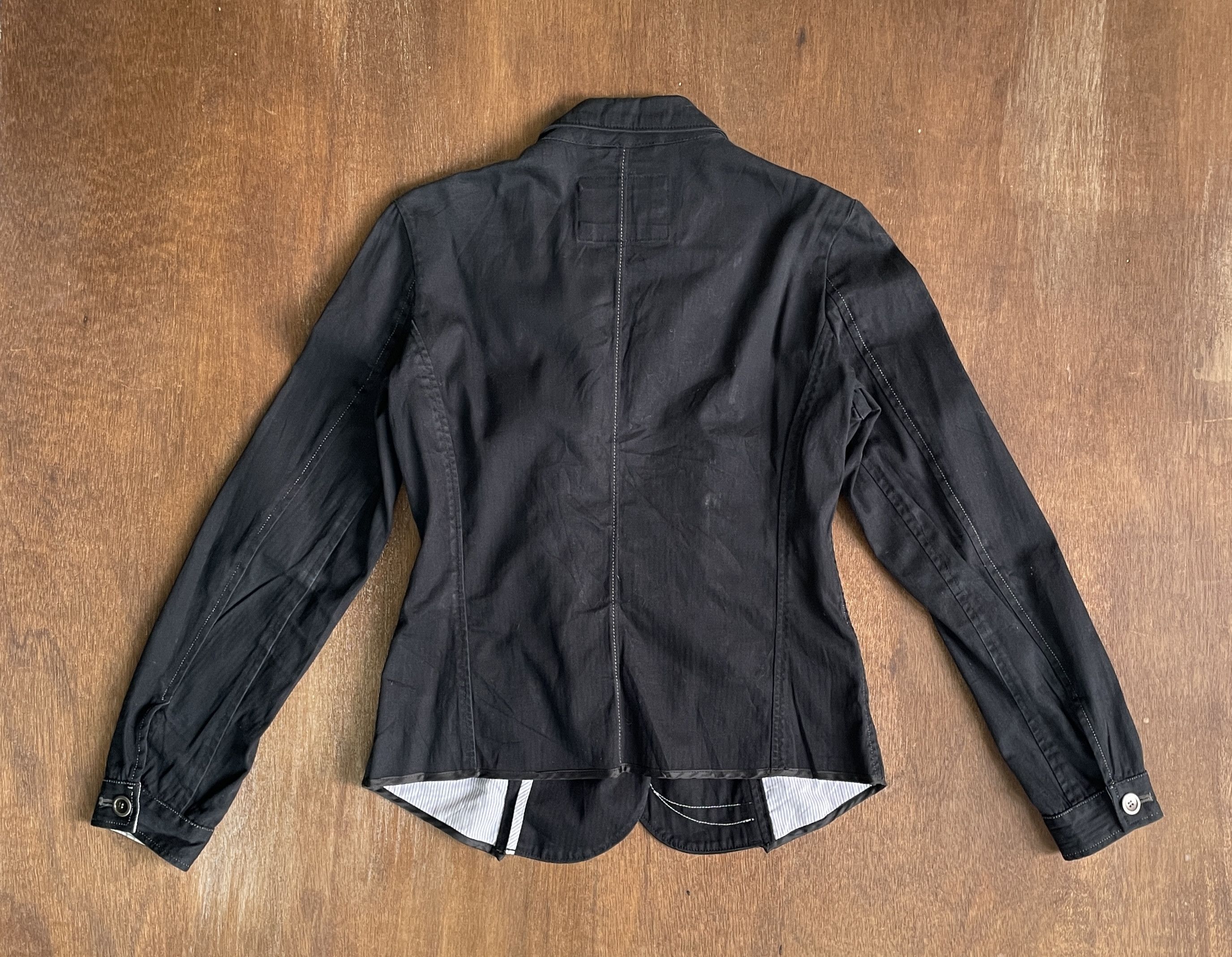 Marithe + Francois Girbaud MARITHE FRANCOIS GIRBAUD Lace Y2K Jacket Size US XXS / EU 40 - 7 Thumbnail