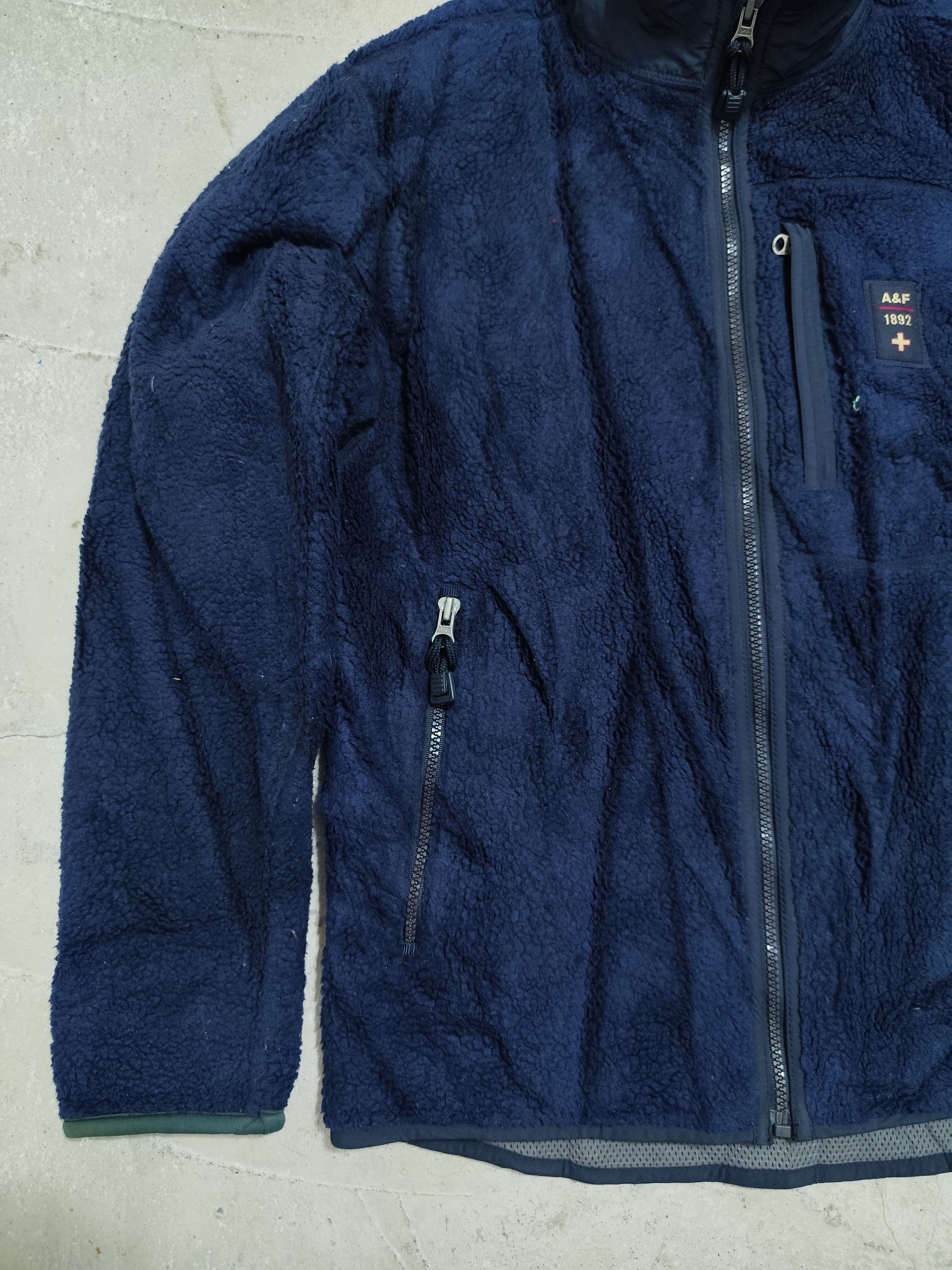 Abercrombie & Fitch VINTAGE ABERCROMBIE AND FITCH FLEECE JACKET Size US S / EU 44-46 / 1 - 2 Thumbnail