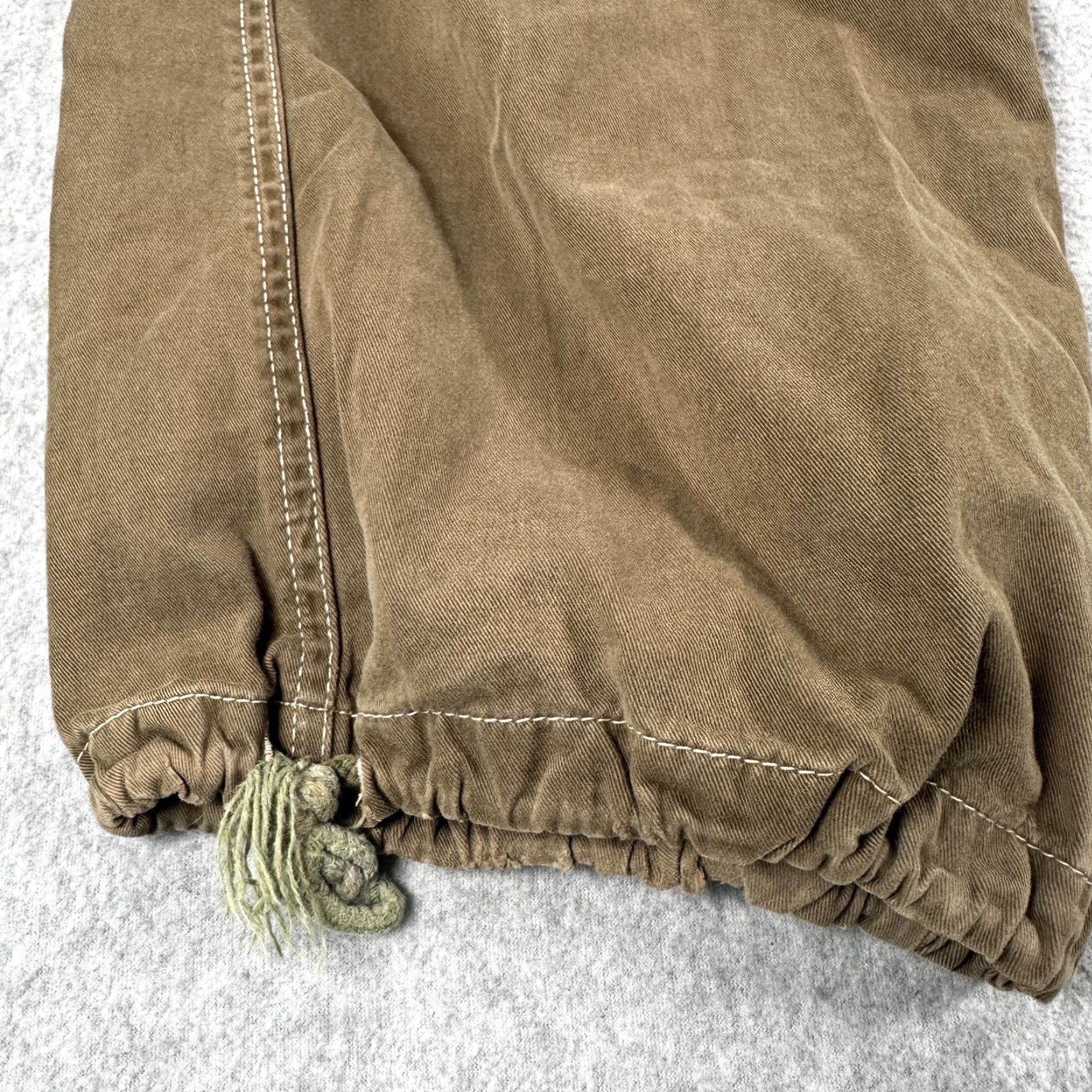 Vintage VINTAGE Buggirl Pants Womens L Brown Jogger Stretch Baggy Fit 32 In Inseam Casual 10-12 Size 36" / US 14 / IT 50 - 7 Thumbnail