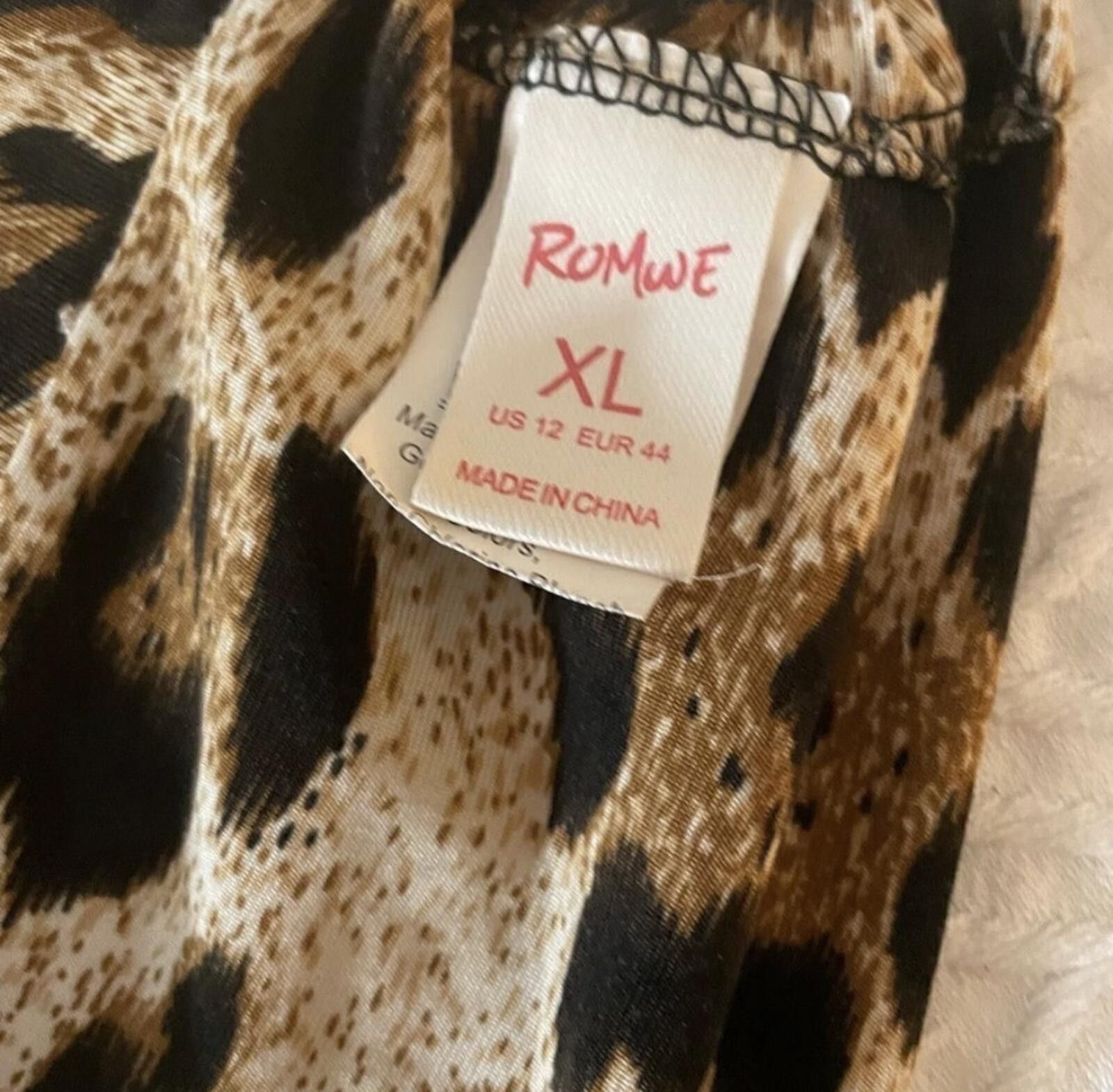 Romeo Gigli Romwe leopard print top Size XL / US 12-14 / IT 48-50 - 6 Thumbnail