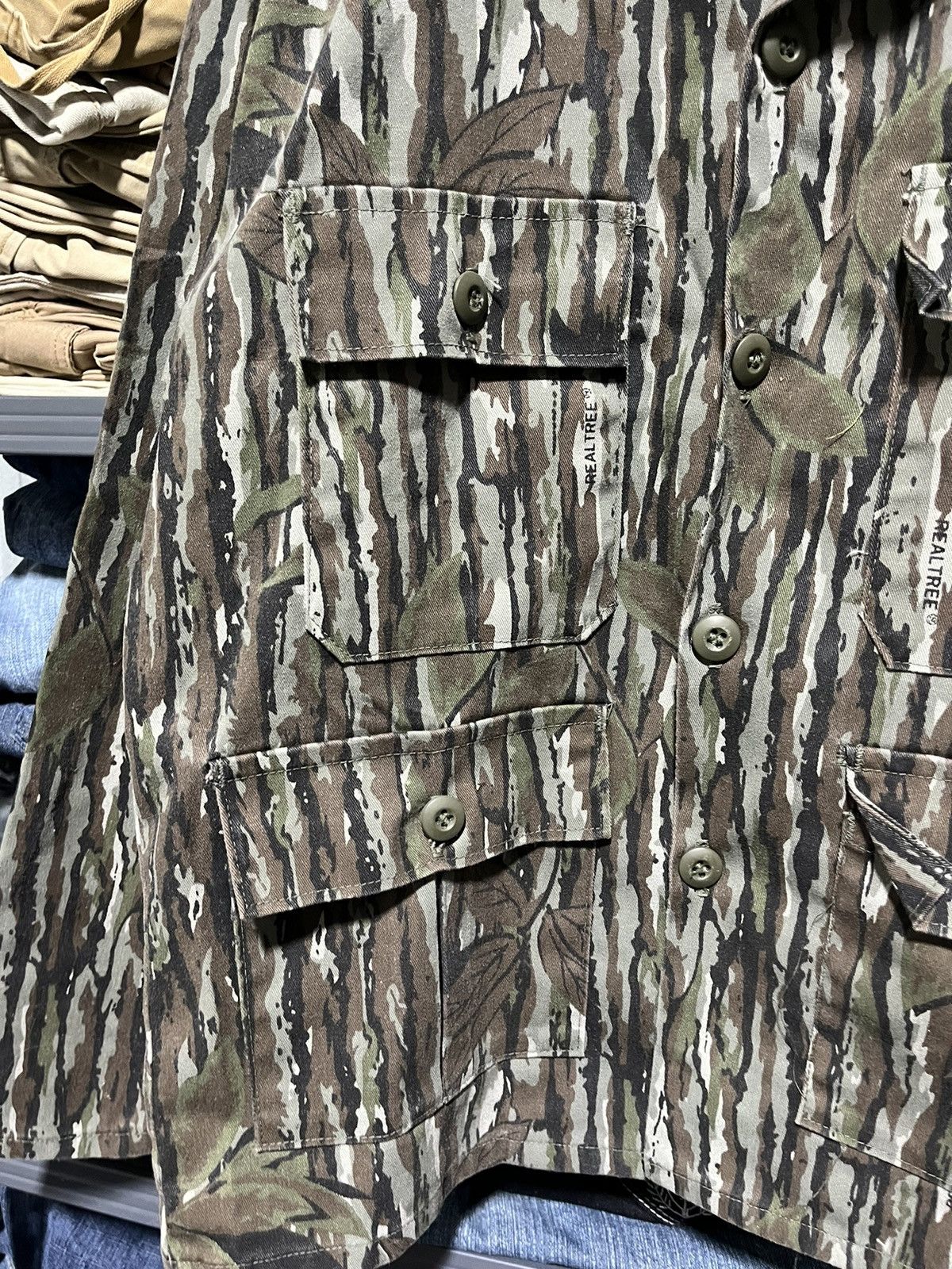 Realtree × Vintage Vintage 90s Camo Button Down Multi-Pocket Utility Essential Size US M / EU 48-50 / 2 - 4 Thumbnail