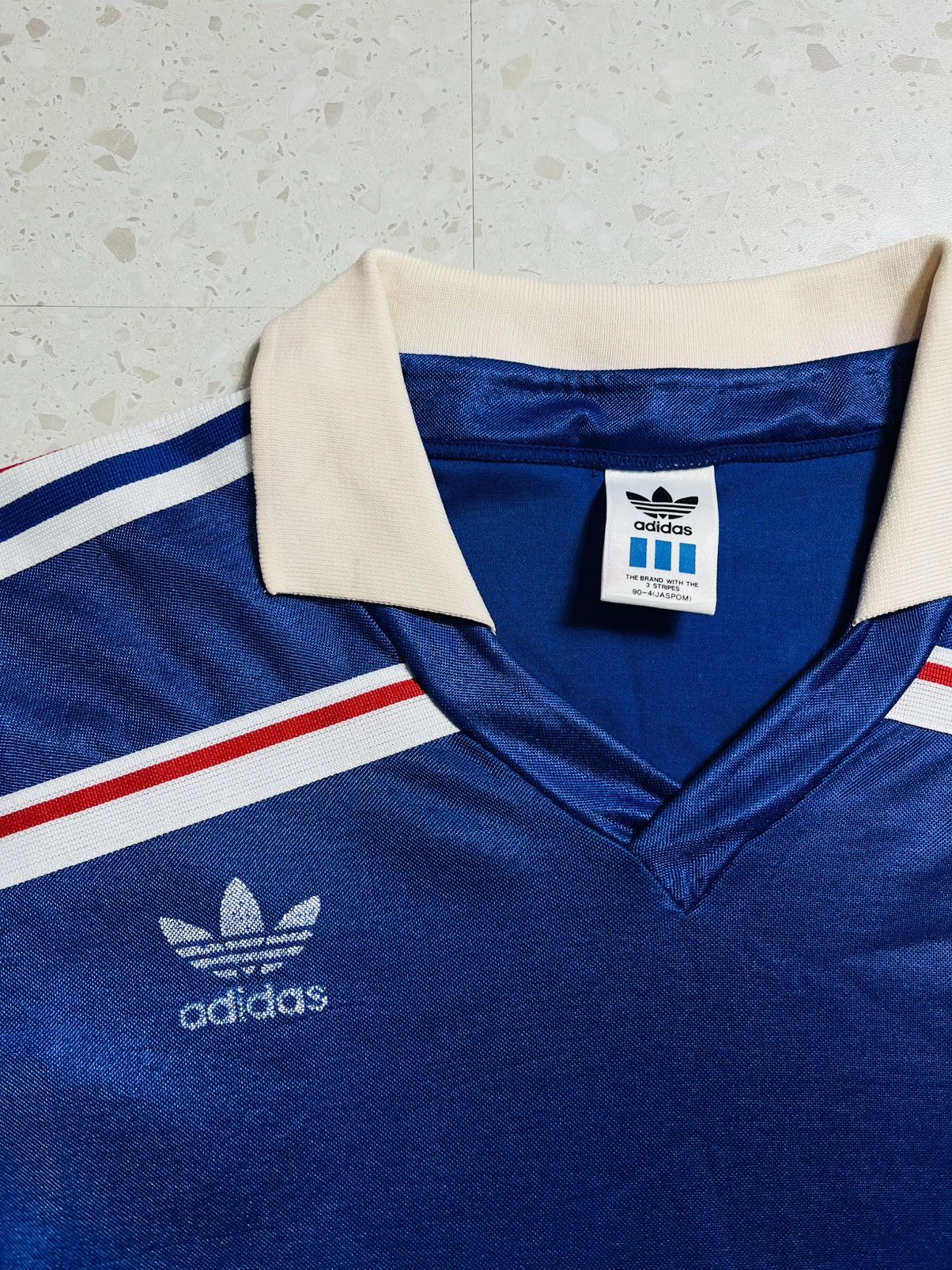 Adidas Vintage 1986 Adidas tamplate France jersey Size US M / EU 48-50 / 2 - 3 Thumbnail