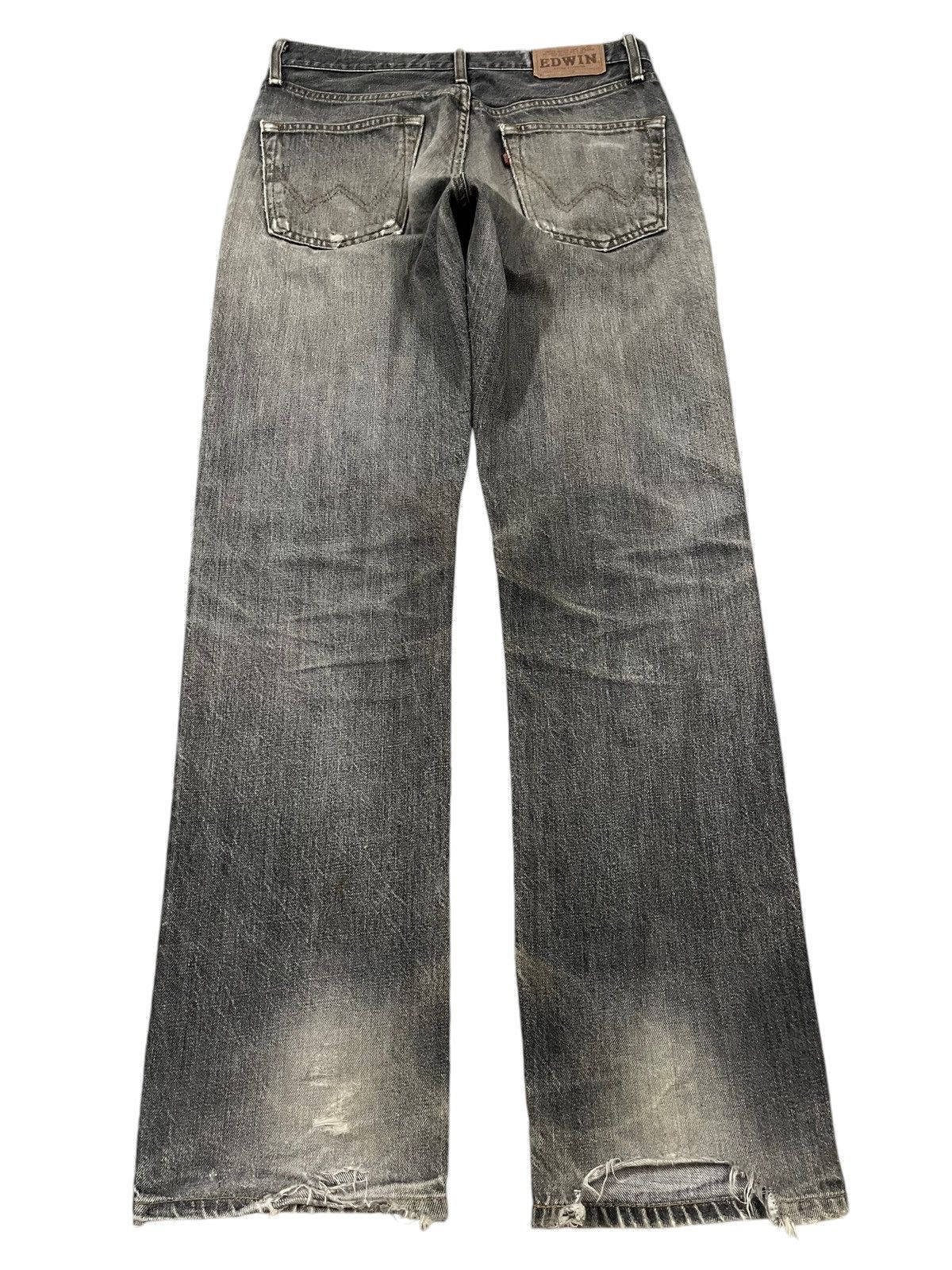 Edwin Vintage Edwin Faded Wash Style Distress Loose Jeans Size US 30 / EU 46 - 2 Thumbnail
