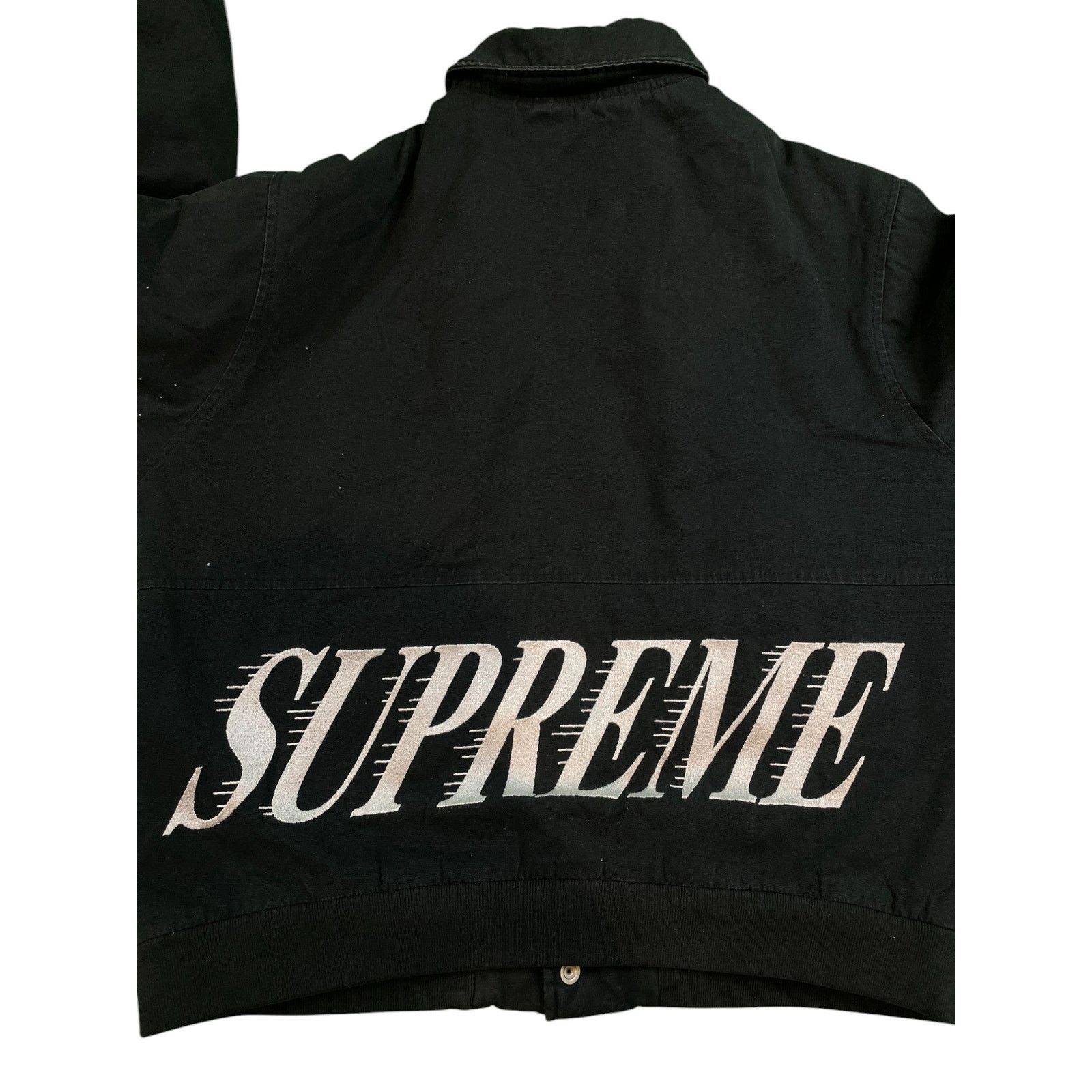 Supreme Supreme Black White Work Jacket Size US M / EU 48-50 / 2 - 2 Thumbnail