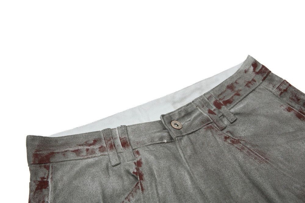 Vintage Men's vintage loose wide-leg distressed dirty bootcut jeans Size US 32 / EU 48 - 3 Thumbnail