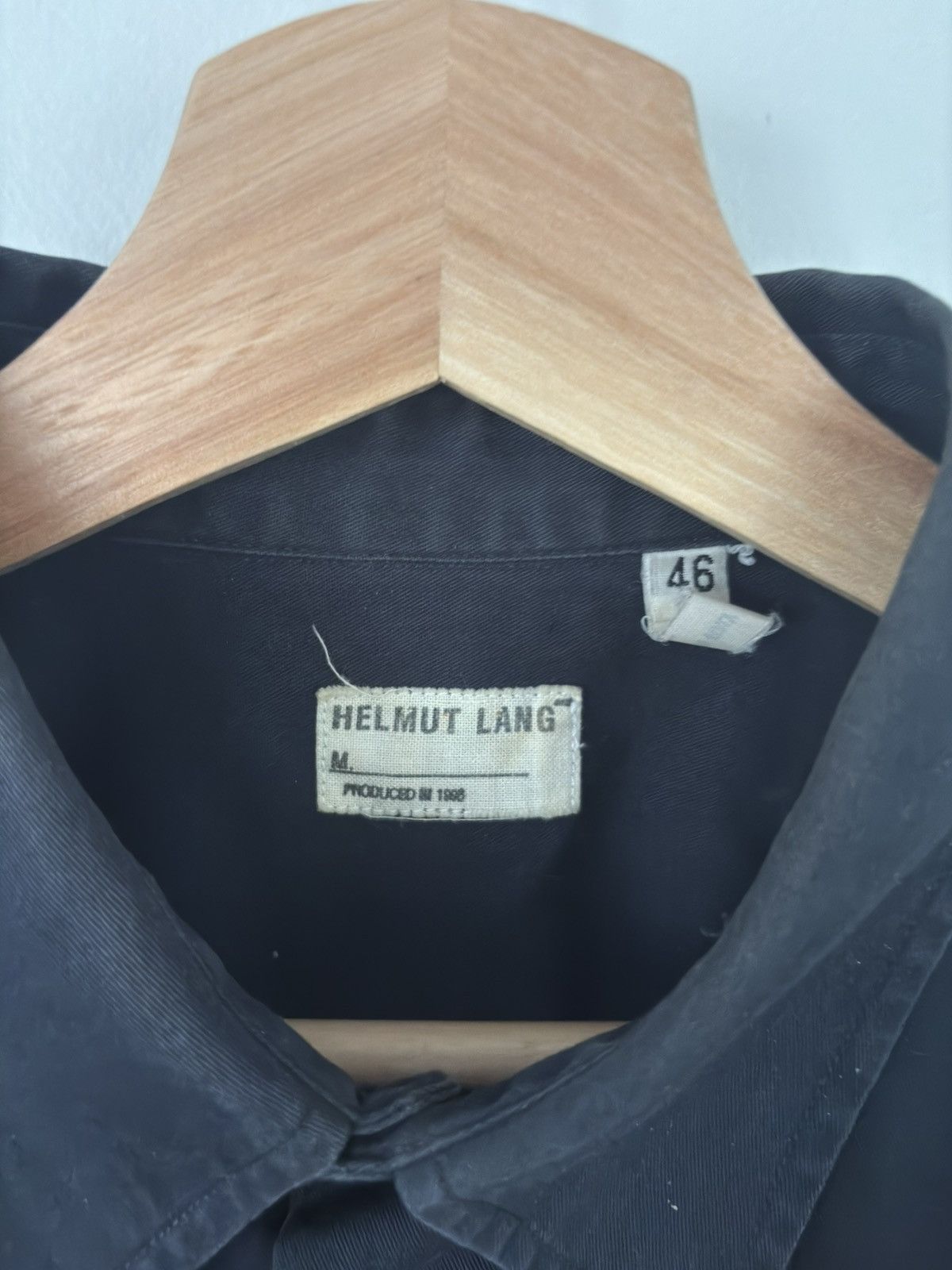 Helmut Lang Helmut Lang 1996 Military Work Shirt Button Up Size US S / EU 44-46 / 1 - 3 Thumbnail