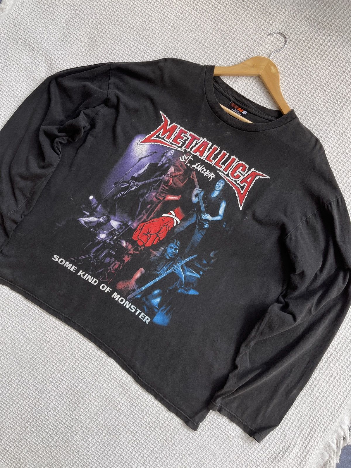 Band Tees SUN FADED🔥Vtg METALLICA St Anger Long Sleve Size US XXL / EU 58 / 5 - 9 Thumbnail