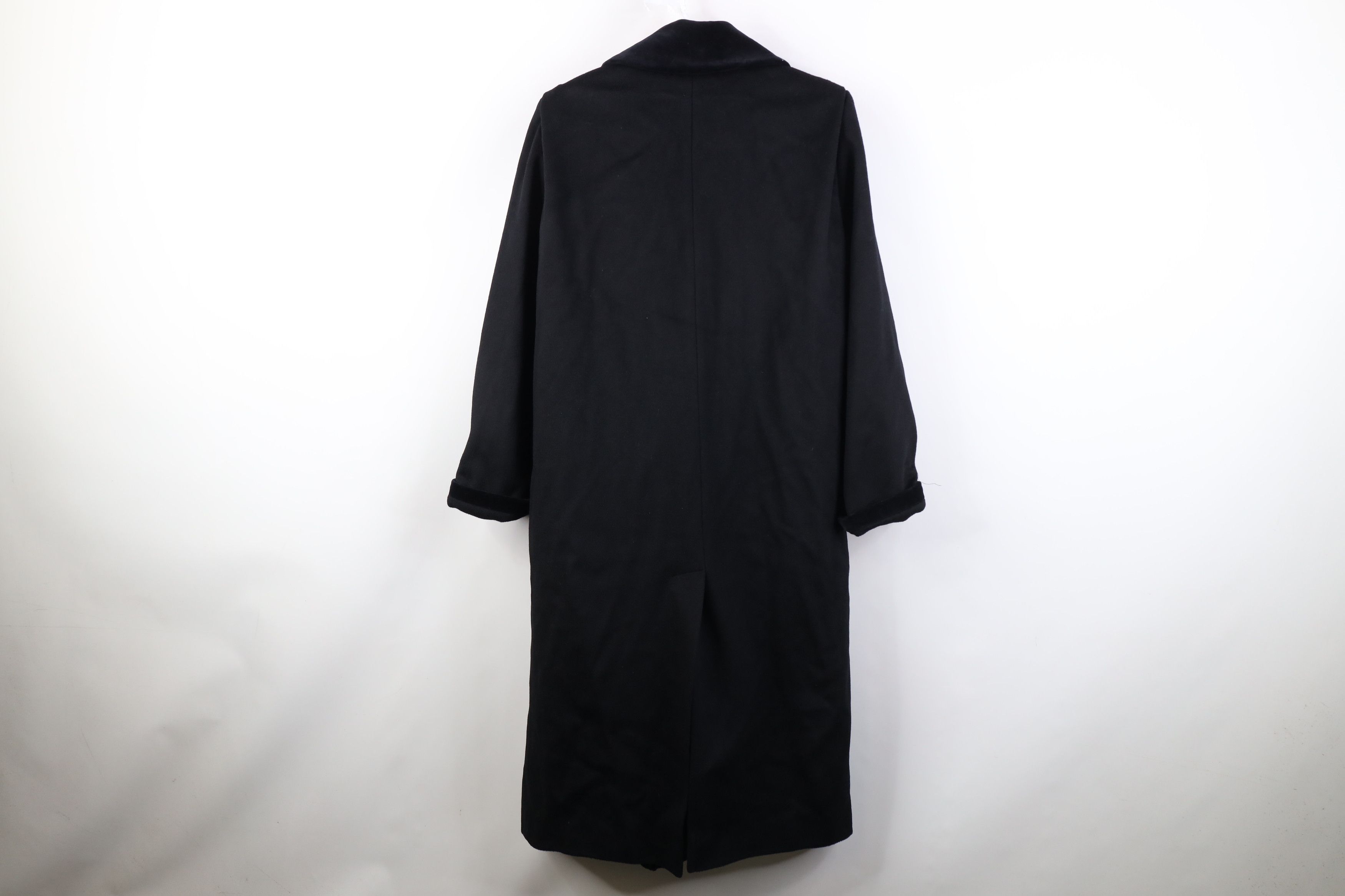 Vintage Vintage 90s Streetwear Trim Heavy Wool Overcoat Jacket USA Size XL / US 12-14 / IT 48-50 - 13 Thumbnail