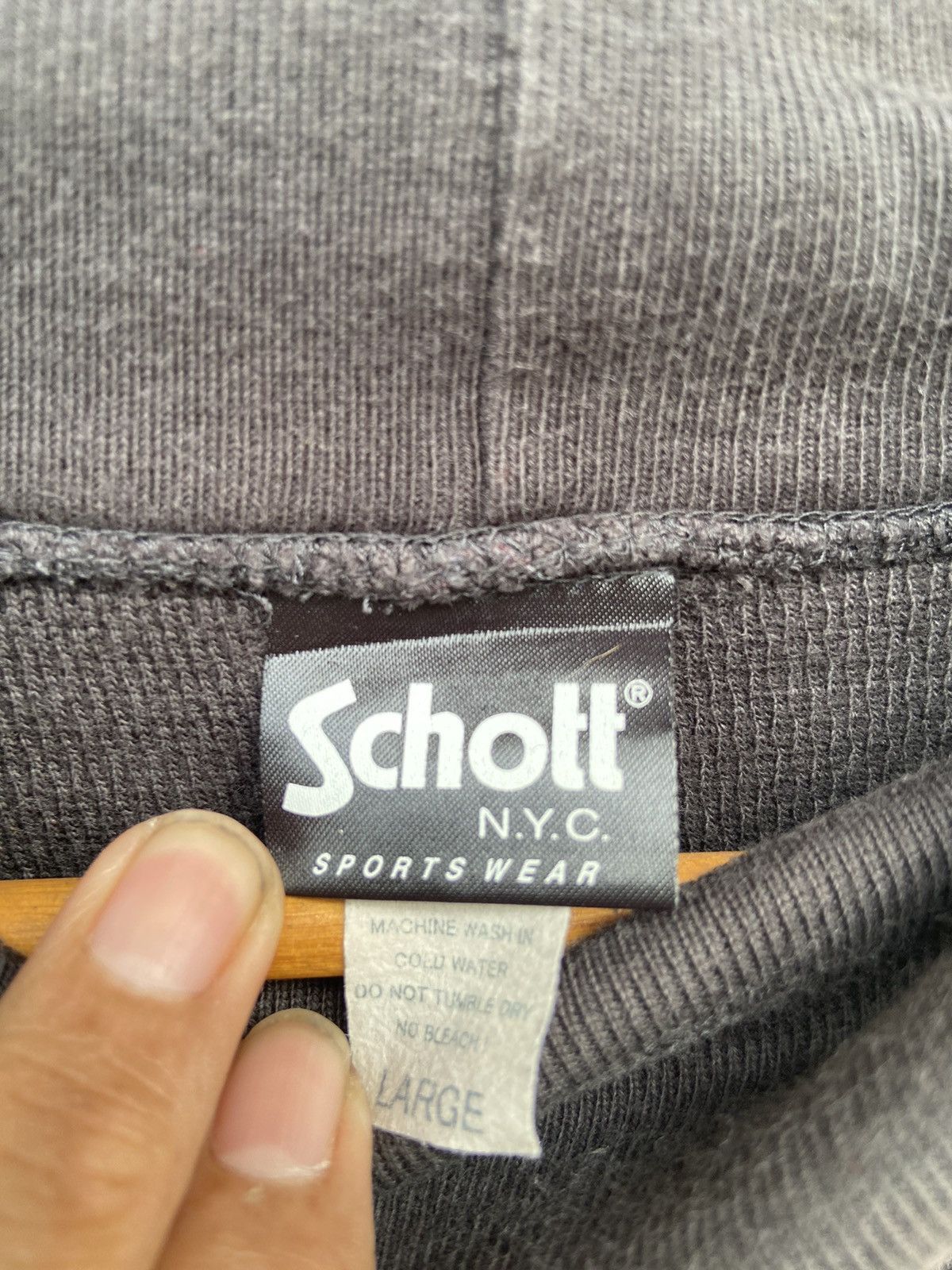 Schott SCHOT NYC t shirt long sleeve turtle neck Size US L / EU 52-54 / 3 - 4 Thumbnail