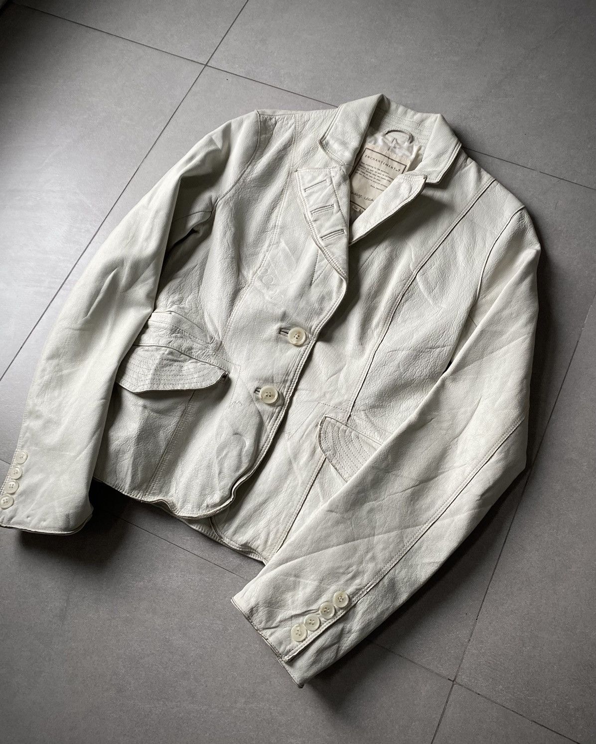 Enchantment Enchantement? Leather Blazer Size US S / EU 44-46 / 1 - 4 Thumbnail