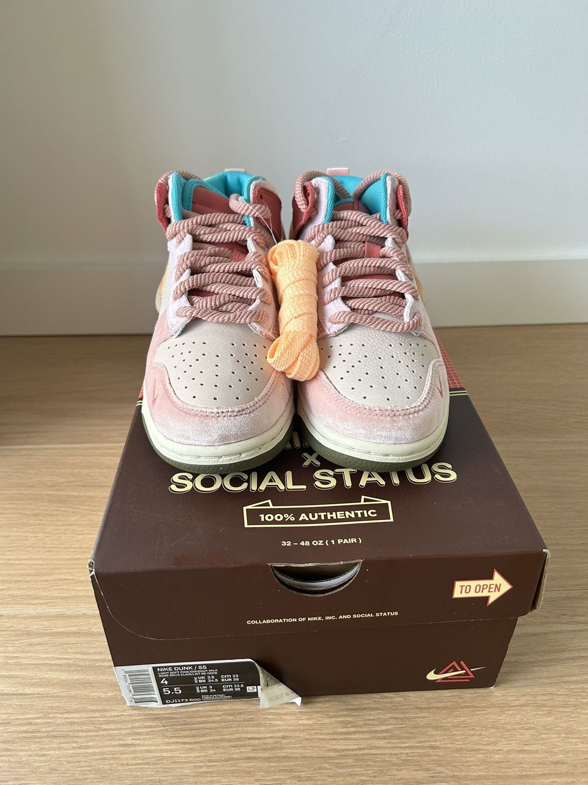 Nike Dunk Mid Free Lunch Strawberry Milk