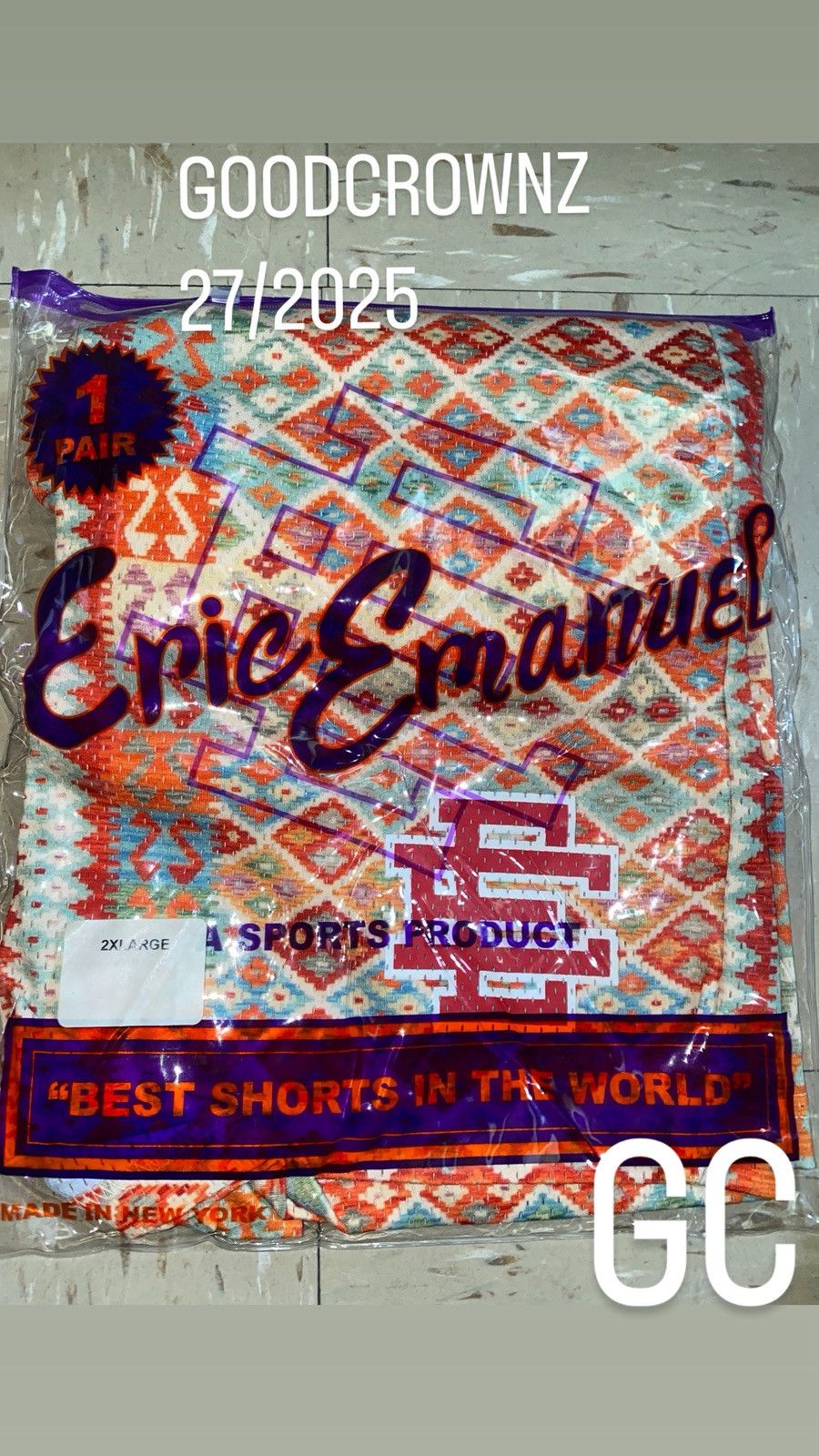 Eric Emanuel Eric Emanuel Shorts XXL RUGS RED ORANGE Size US 40 / EU 56 - 2 Thumbnail