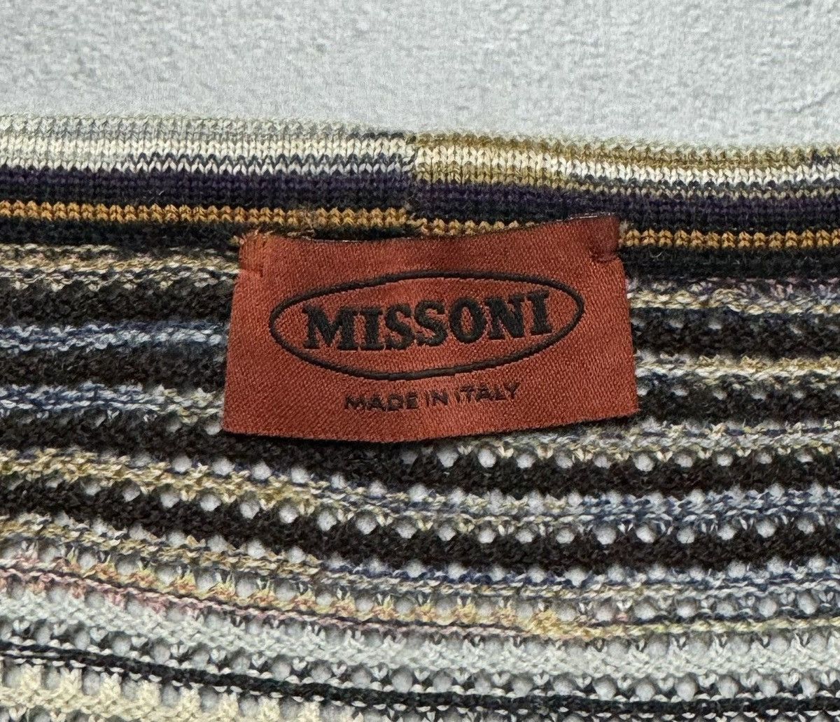 Missoni Missoni Multicolor Striped Wool Knit Sweater Size L / US 10 / IT 46 - 8 Thumbnail