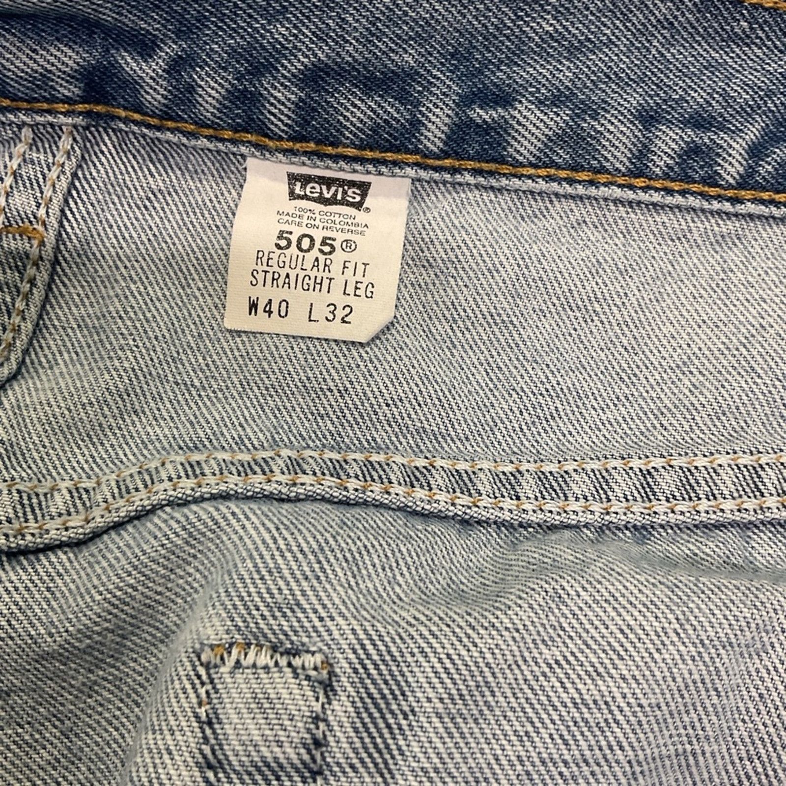 Levi's Vintage 90s Levi’s 505 Grunge Distressed jeans Size US 40 / EU 56 - 4 Thumbnail