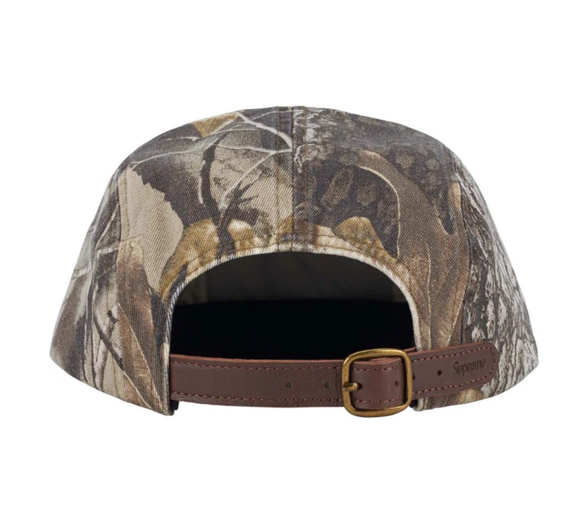 Supreme Washed Chino Twill Camo Box Logo Camp Cap