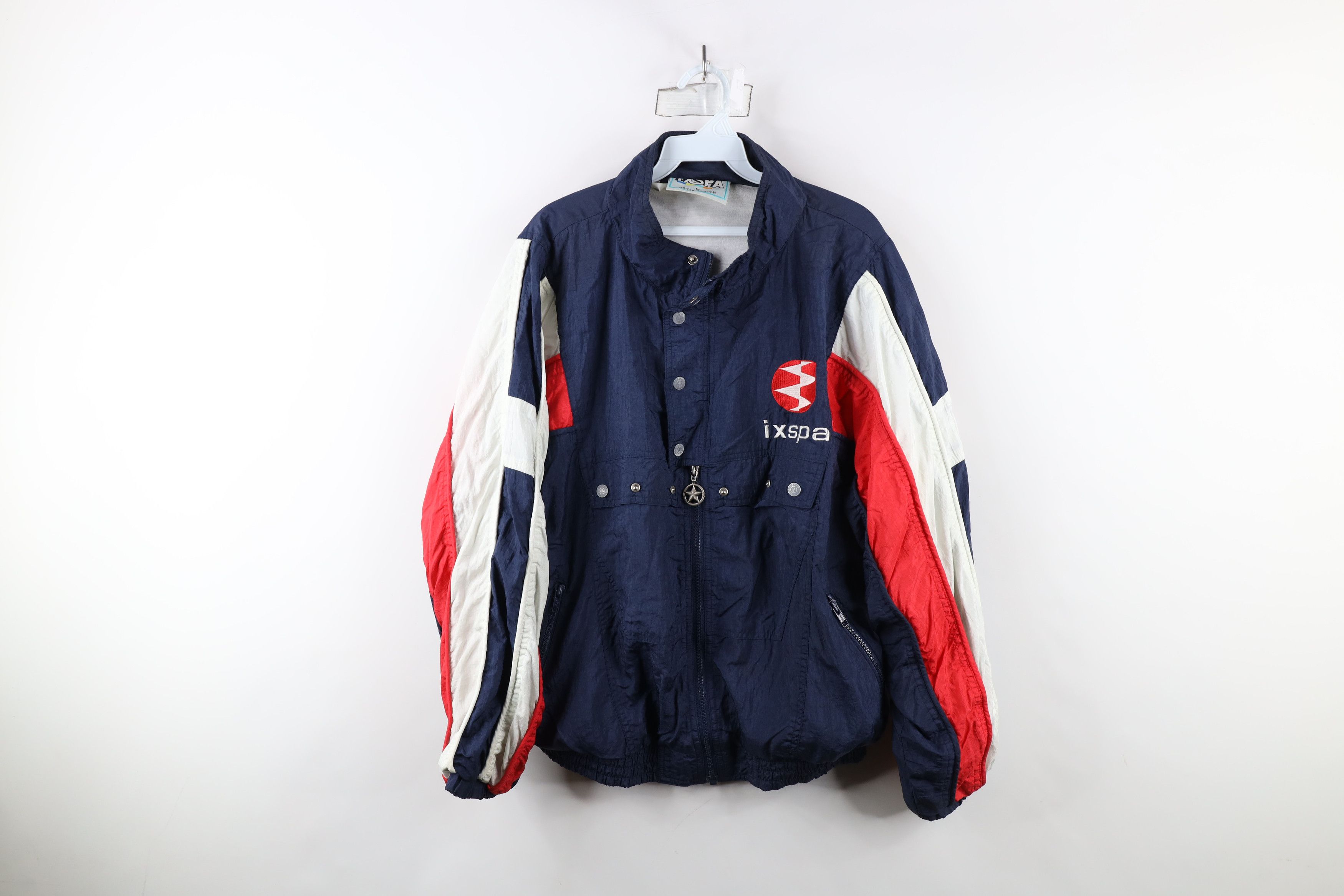 Vintage Vintage 90s Streetwear An American Lined Windbreaker Jacket Size US M / EU 48-50 / 2 - 1 Thumbnail