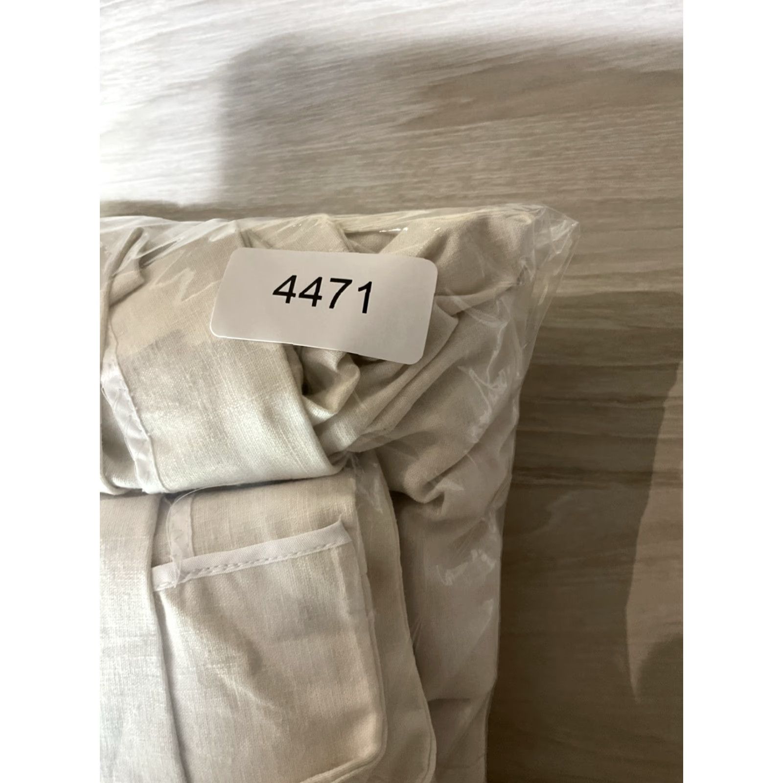 Vintage Lane Bryant Linen Blend Khaki Ivory Jacket 26 Plus Size Womens Size 4XL / US 24-26 - 4 Thumbnail