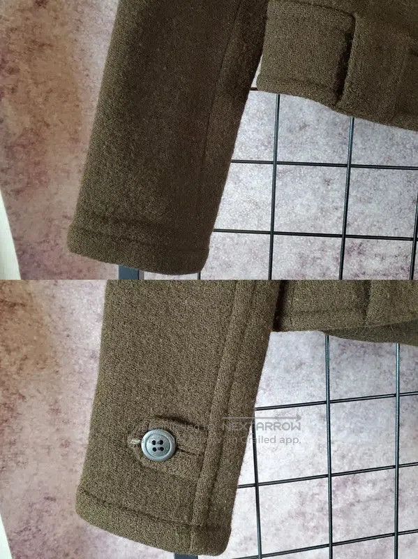 Burberry Burberry Brown Wool Logo Short Cardigan for Women. Size S / US 4 / IT 40 - 5 Thumbnail