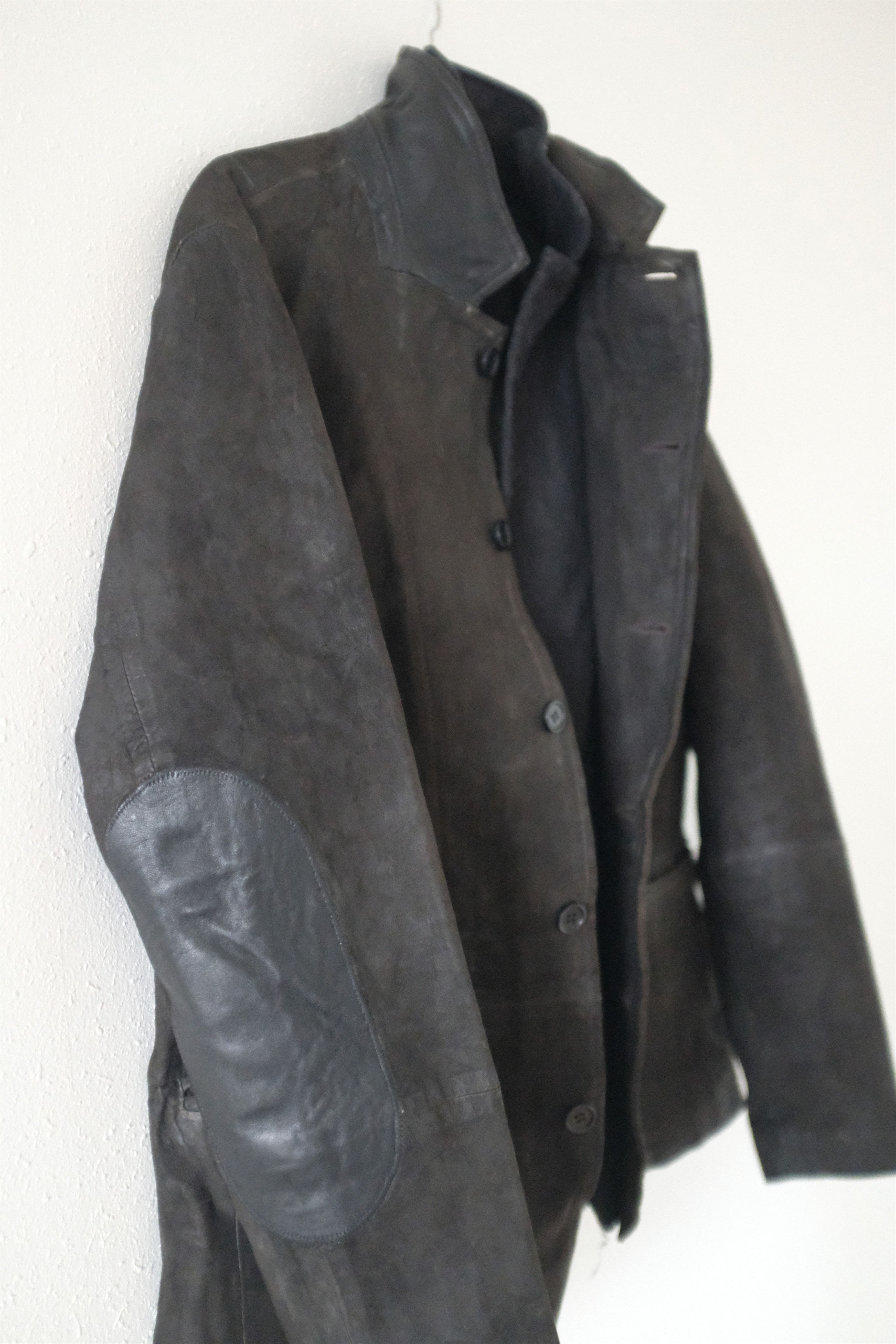 Allsaints Survey Leather Blazer Size US L / EU 52-54 / 3 - 6 Thumbnail