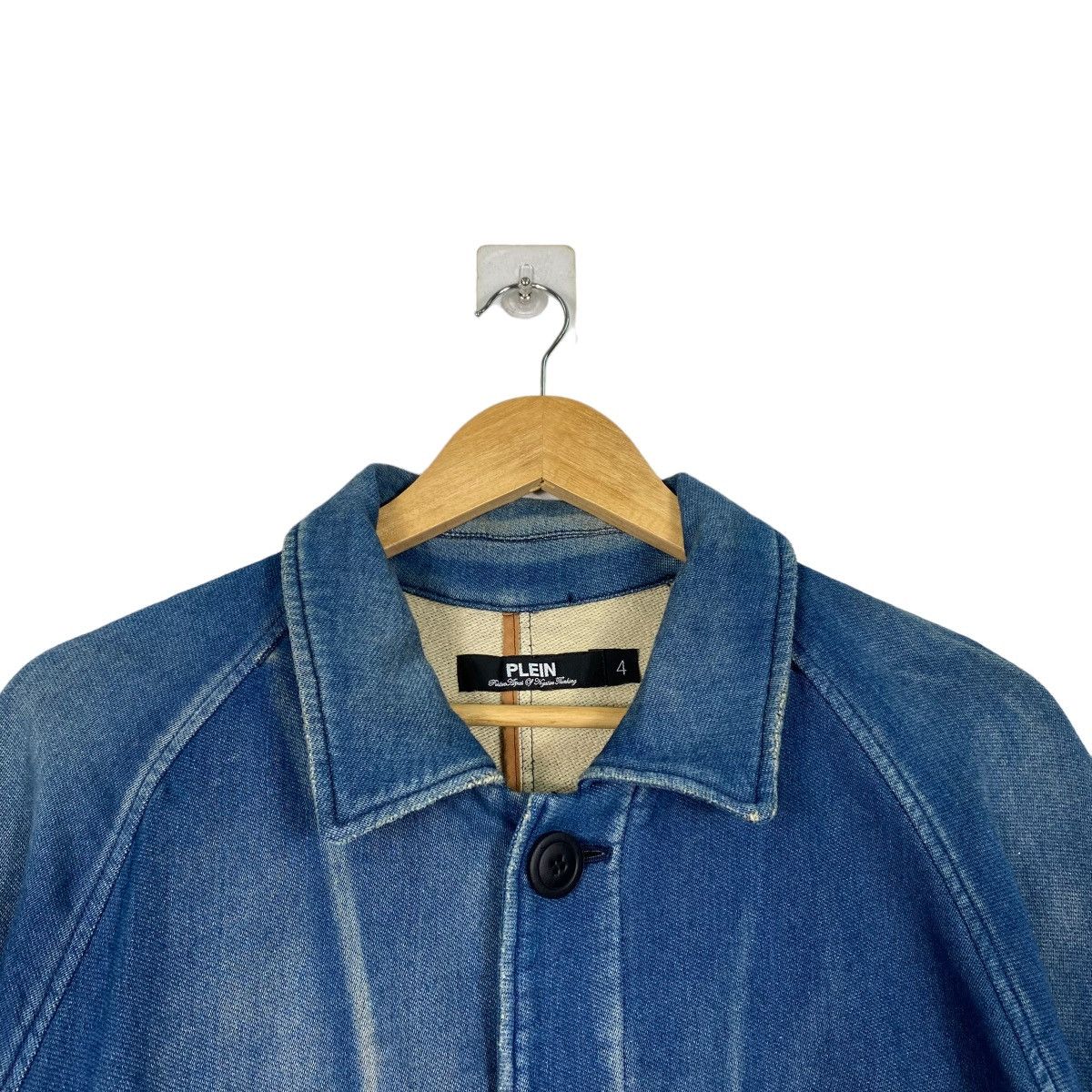 Blue Blue Japan × Indigo × Japanese Brand PLEIN INDIGO LONG JACKET Size US M / EU 48-50 / 2 - 6 Thumbnail
