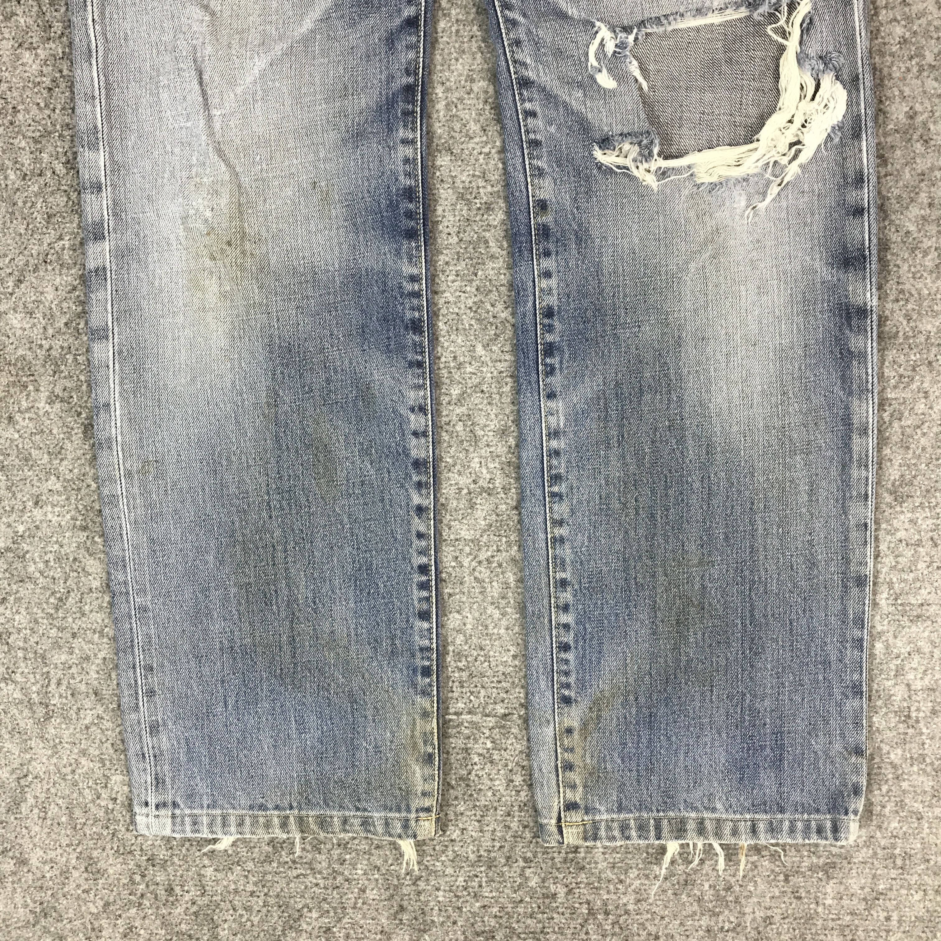 Uniqlo UNIQLO DISTRESSED DENIM PANTS Size US 32 / EU 48 - 3 Thumbnail
