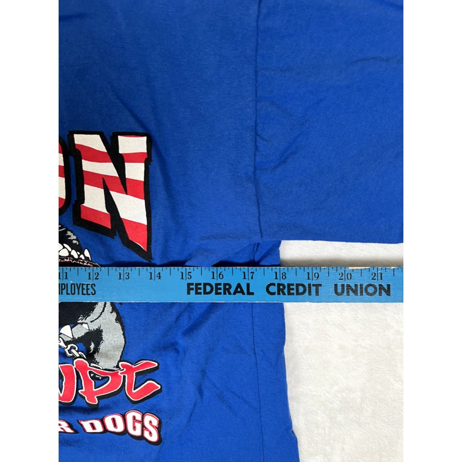 Vintage VINTAGE Union Line T-Shirt Men Blue Cotton Short Sleeve Crew Neck Dog School River Dogs California CSEA Y2K 1990s Size Medium Size US L / EU 52-54 / 3 - 5 Thumbnail