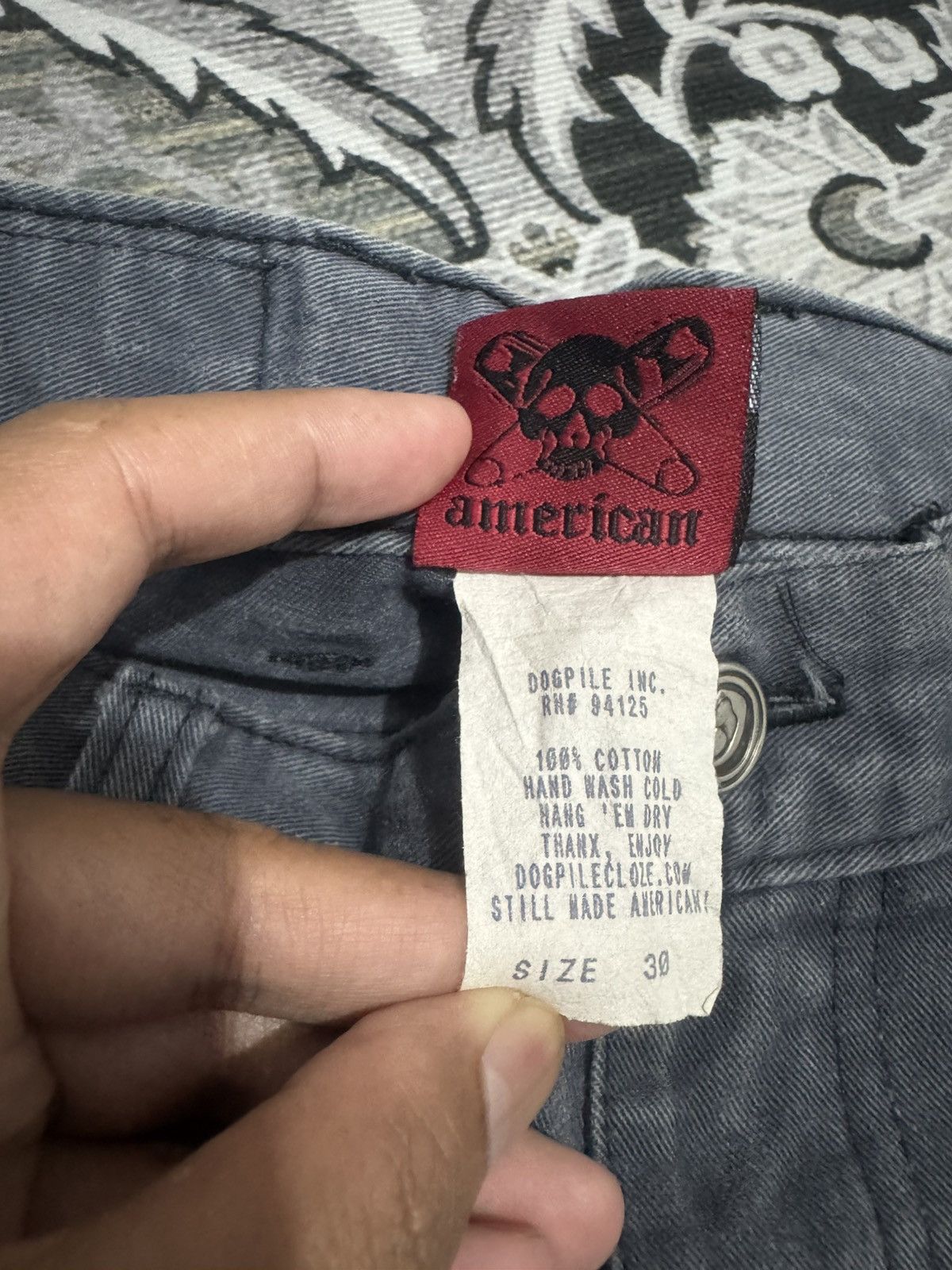 Vintage Vintage Dogpile Skateboards Seditionaries Design Pants Size US 30 / EU 46 - 3 Thumbnail