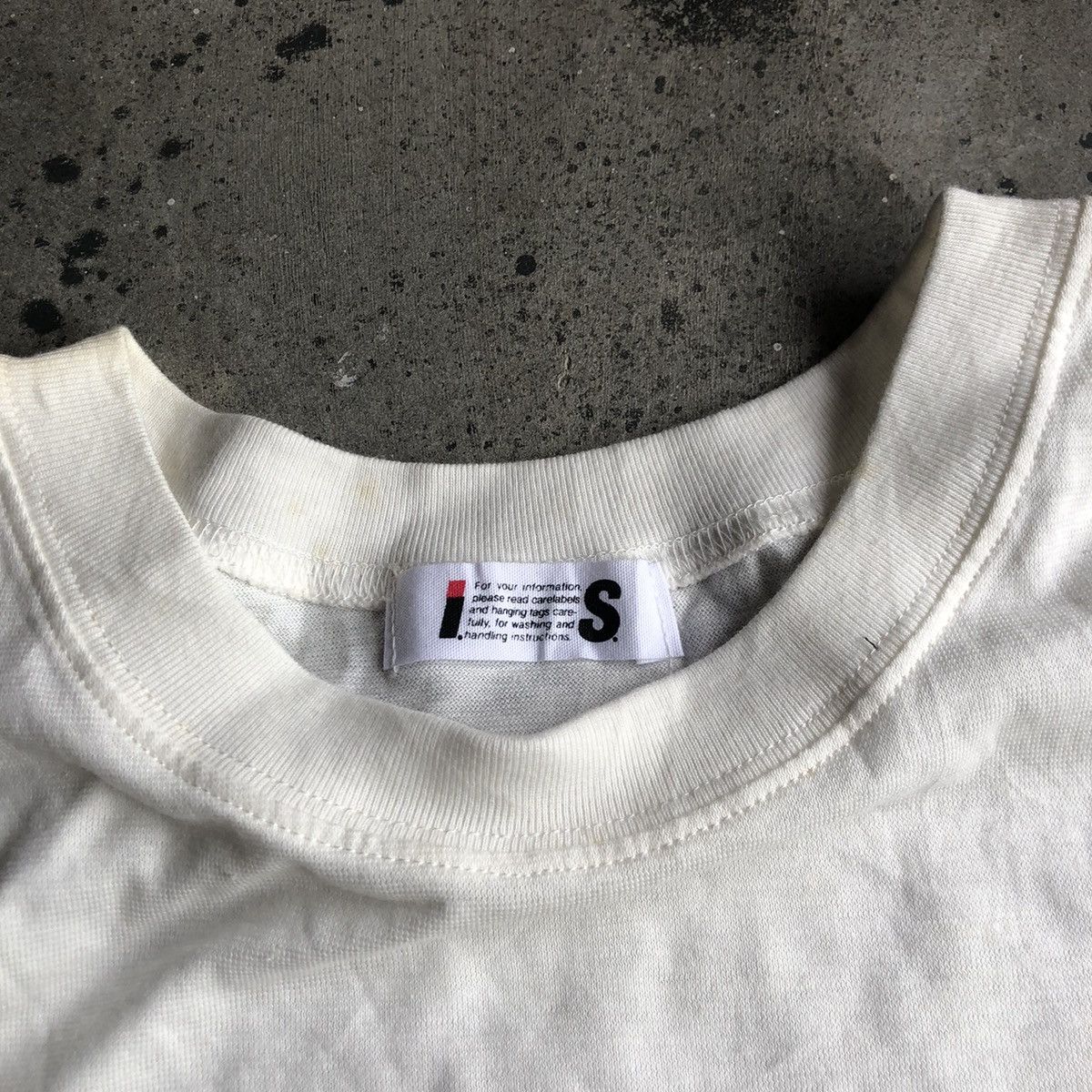 Issey Miyake Vintage Issey Miyake Cares Logo Tee Size US M / EU 48-50 / 2 - 3 Thumbnail