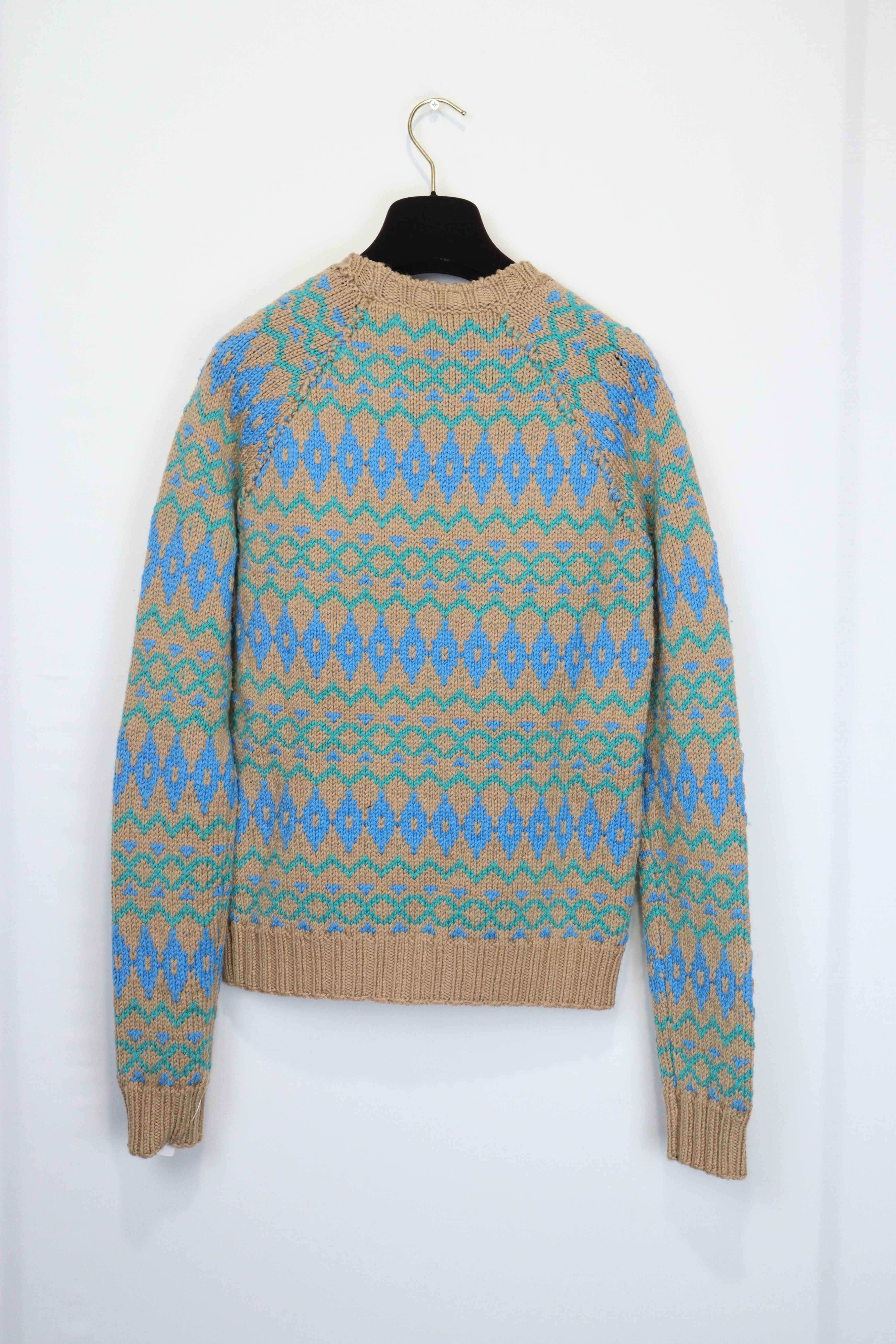 Acne Studios o1rshd10124 SS18 Naif Multicolor Fair Isle Sweater/Knitwear Size US S / EU 44-46 / 1 - 7 Thumbnail