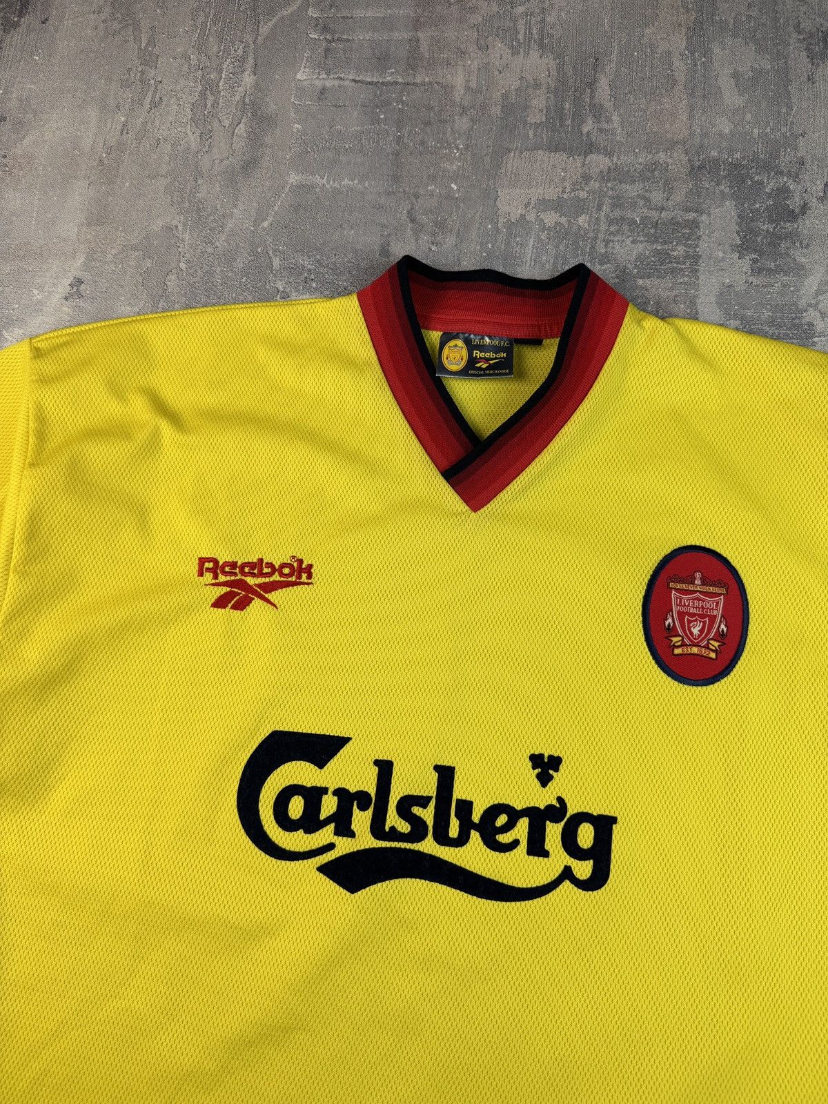 Reebok Liverpool Soccer Football Jersey Reebok Size 46/48 1997/98 Size US L / EU 52-54 / 3 - 5 Thumbnail