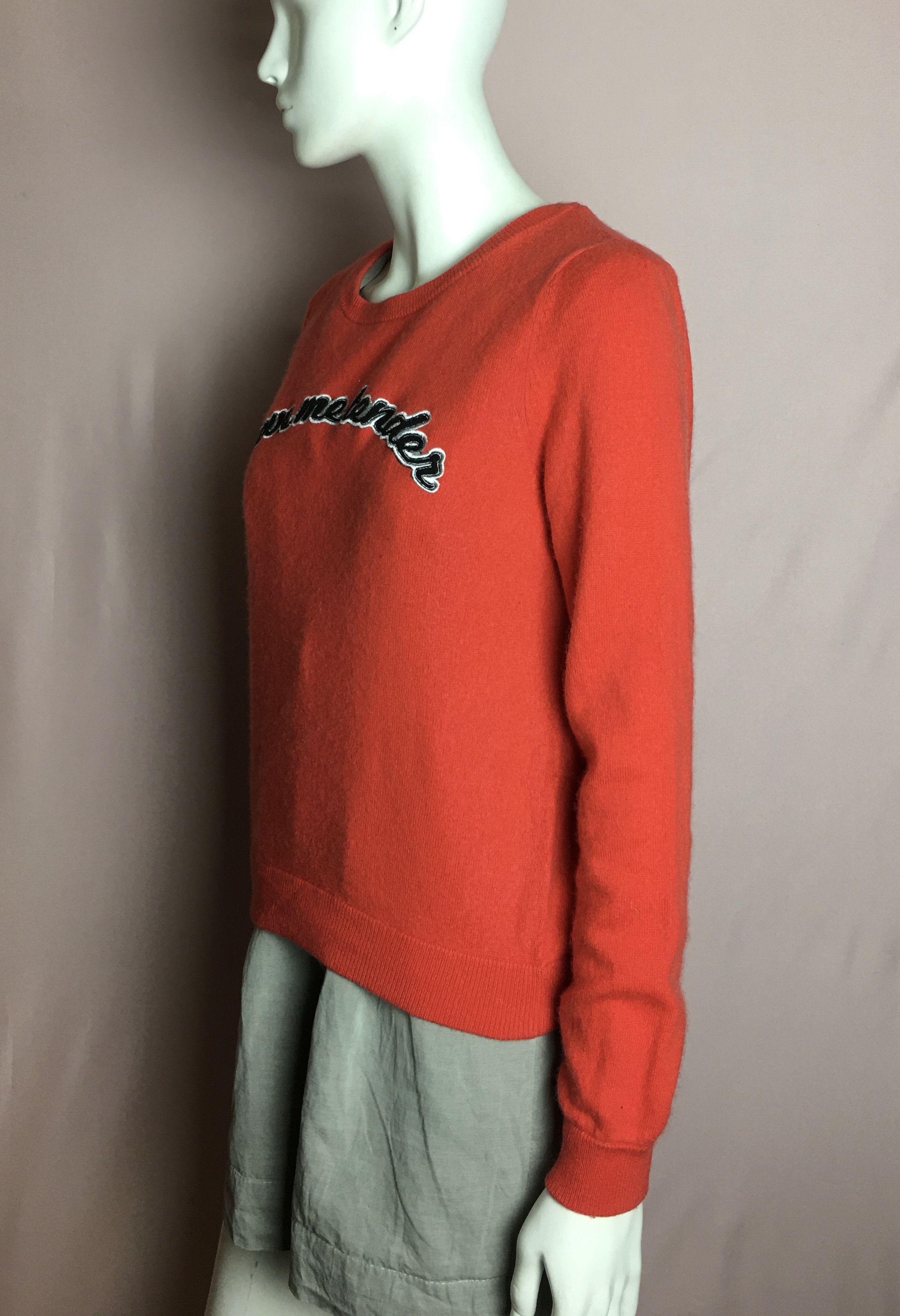 FTC FTC Seacell Cashmere Red Sweater "Love me tender" Size M / US 6-8 / IT 42-44 - 2 Thumbnail