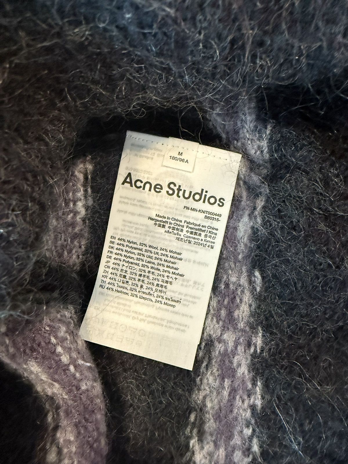 Acne Studios Acne Studios Mohair Knit Sweater Size US M / EU 48-50 / 2 - 5 Thumbnail