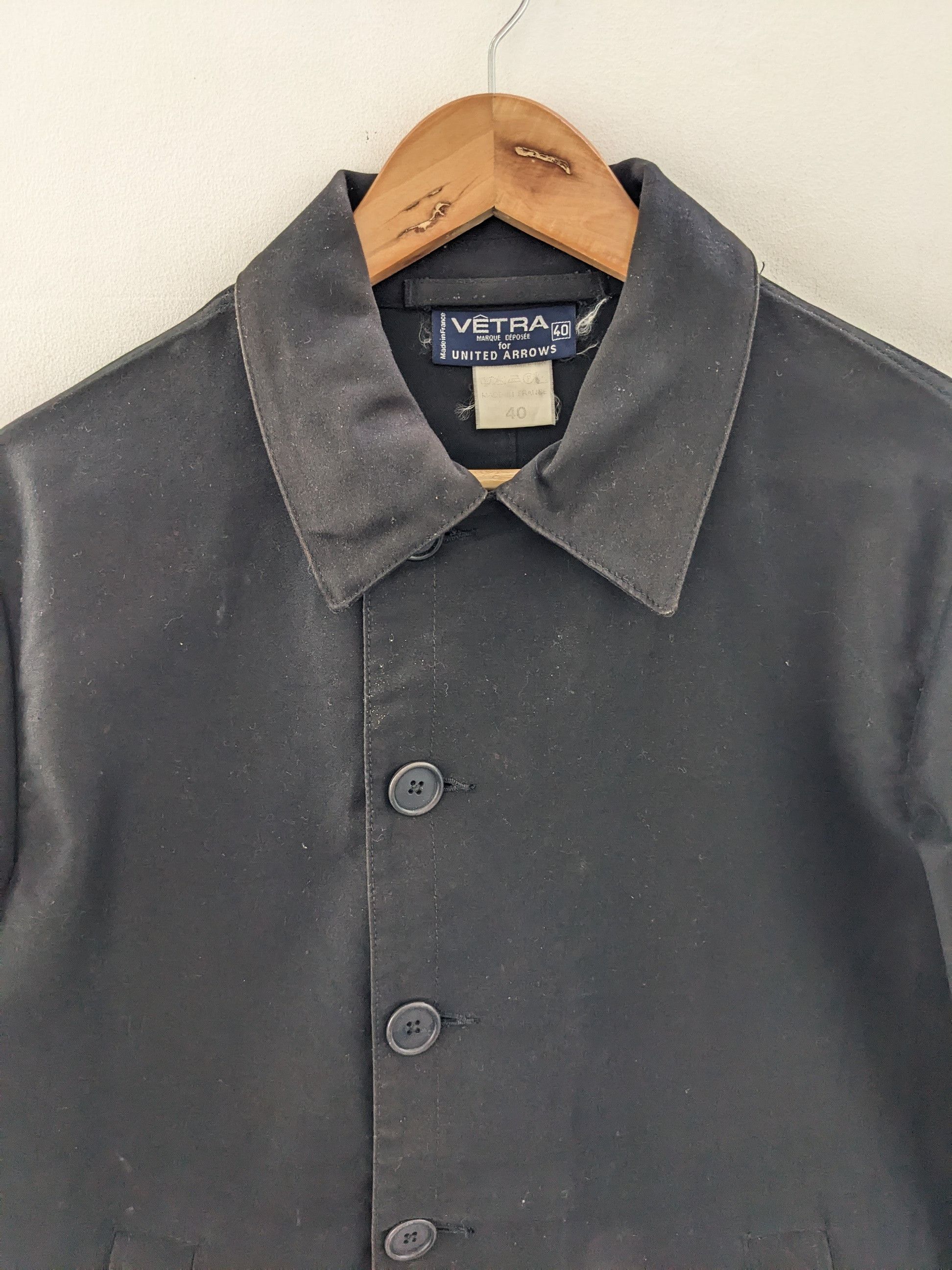 United Arrows × Vetra × Vintage Vetra Marque Deposee For United Arrows Coat Black Size M / US 6-8 / IT 42-44 - 8 Thumbnail