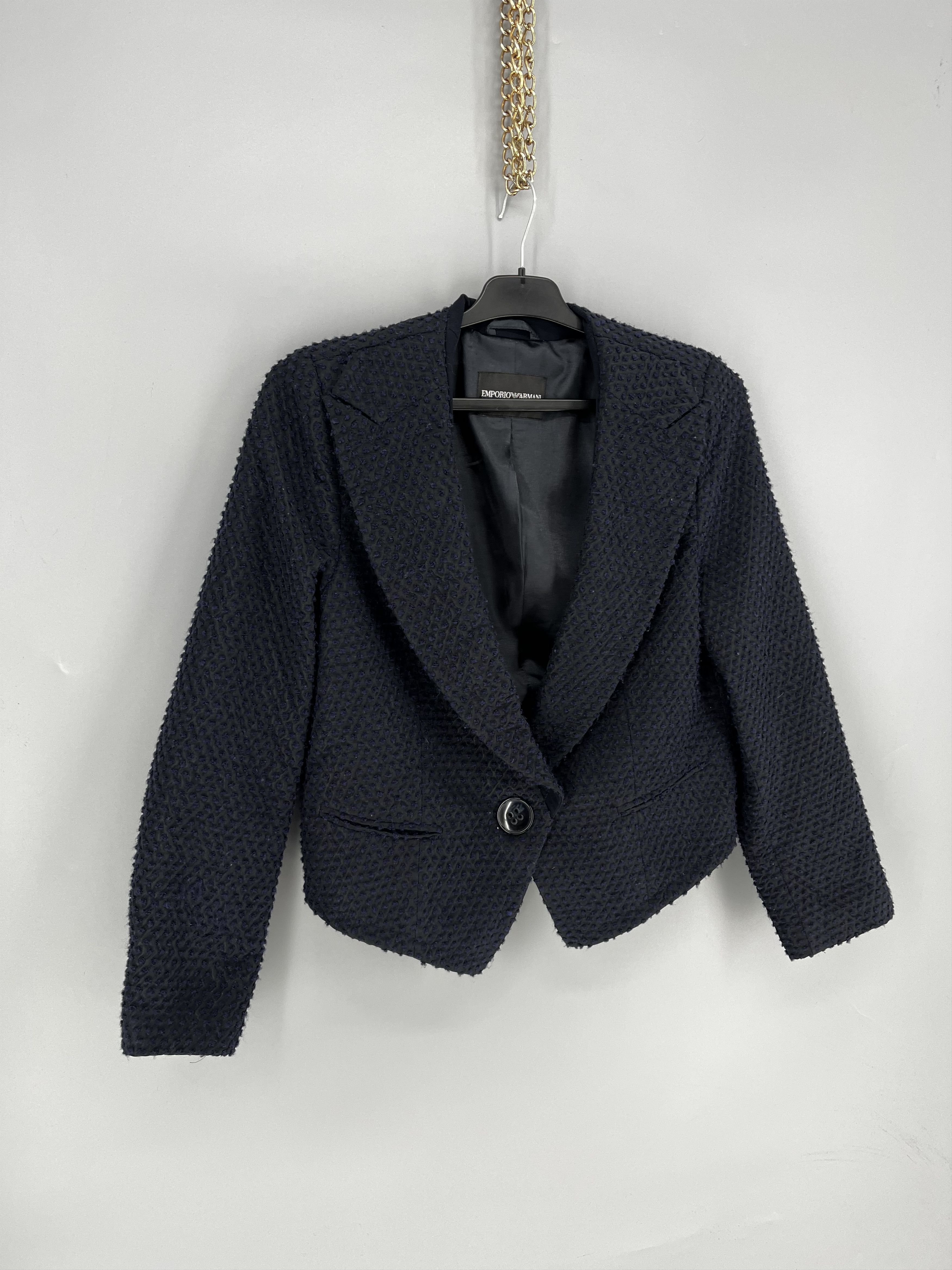 Emporio Armani Emporio Armani Women’s Blazer Made in Italy Size L / US 10 / IT 46 - 2 Thumbnail