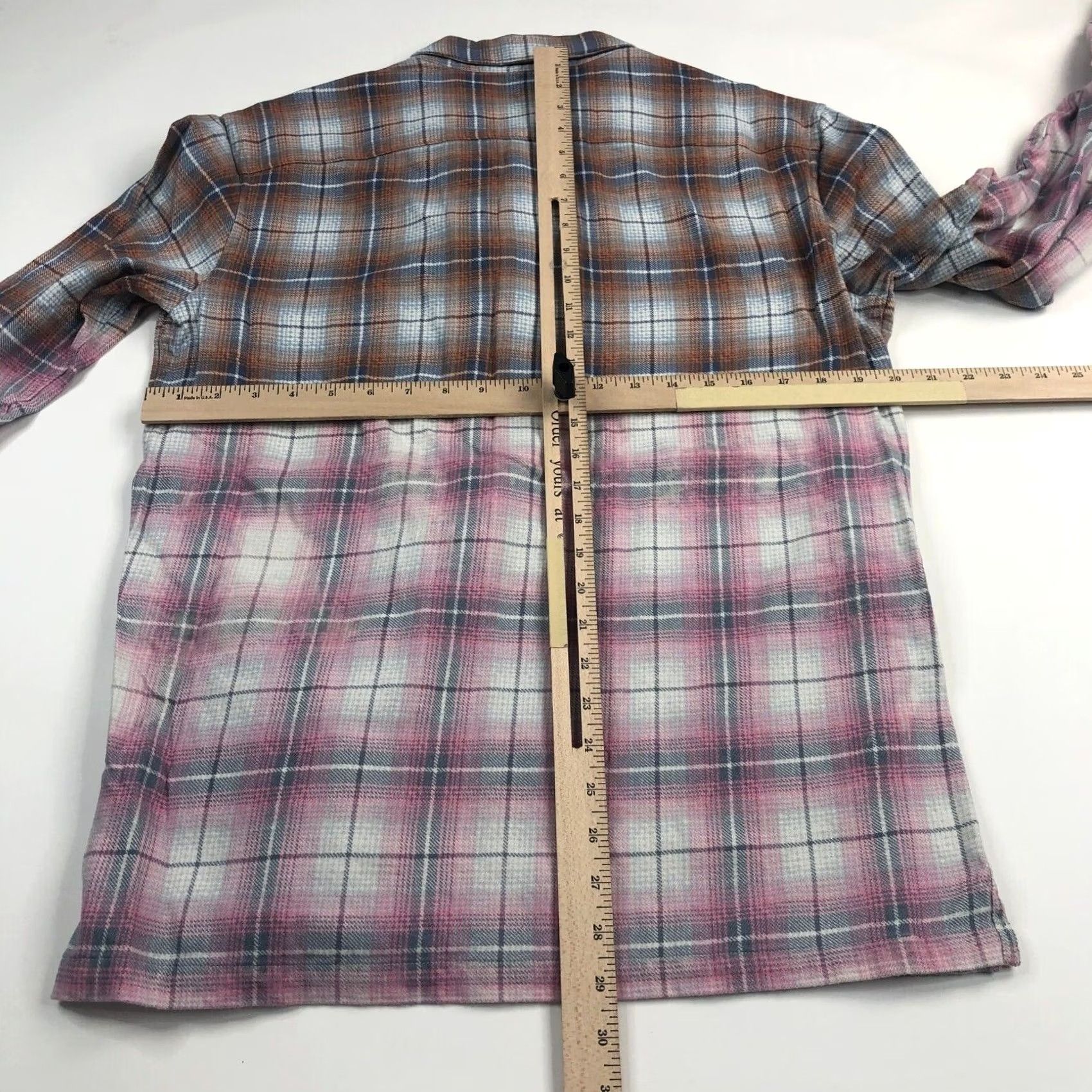Allsaints Allsaints Button-Up Plaid Flannel Shirt Men L Size US L / EU 52-54 / 3 - 4 Thumbnail