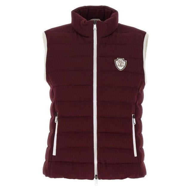 BRUNELLO CUCINELLI $3990 Amaranth Down Vest New & Authentic