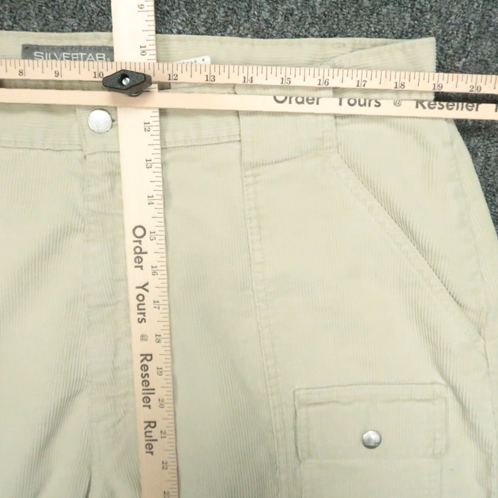 Levi's VINTAGE Levi's Silvertab Pants Men 38x32 Corduroy Stone Beige Baggy Chino Slim Straight Casual Mens Size US 38 / EU 54 - 7 Thumbnail