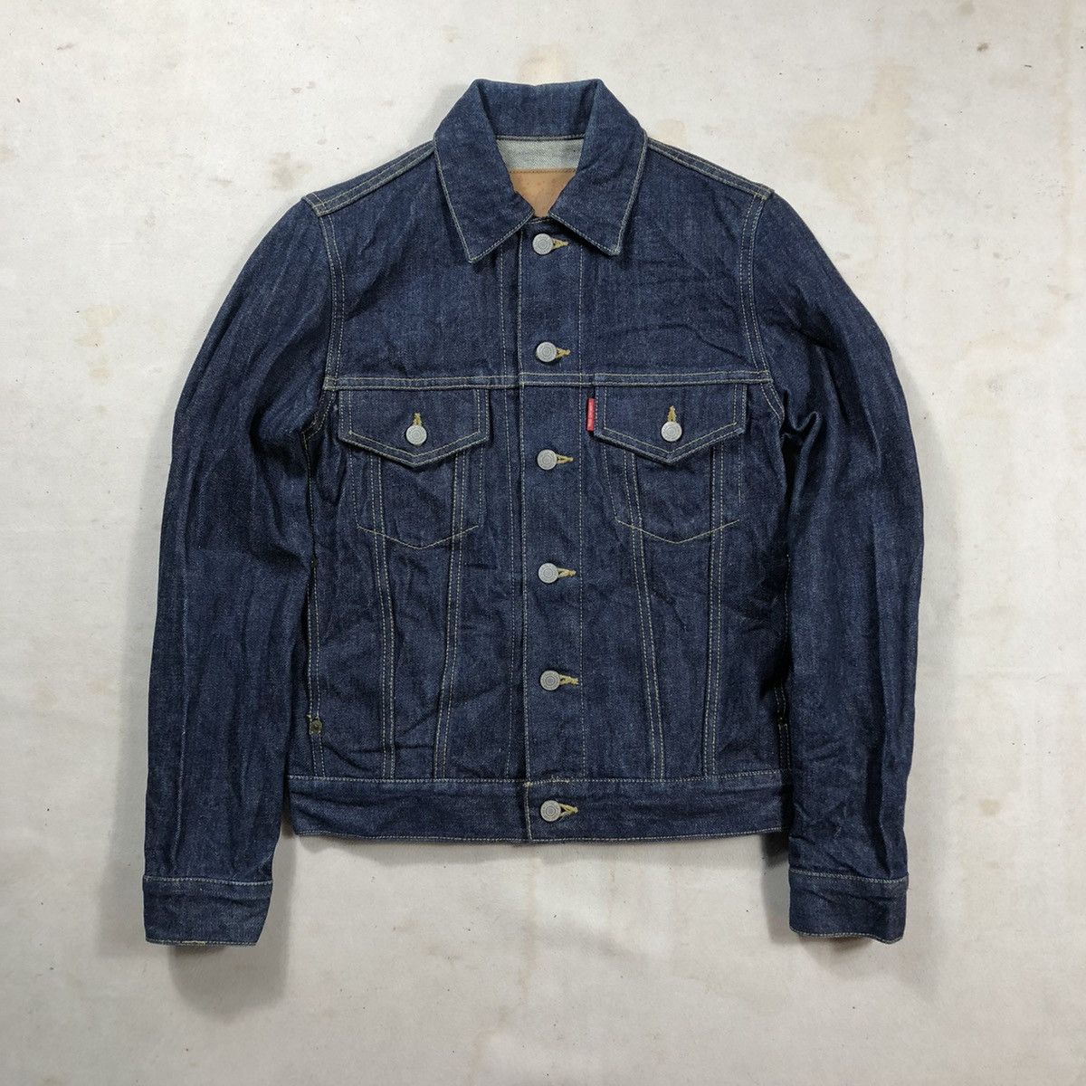 Japanese Brand Trans Continents Work Denim Jacket Size US S / EU 44-46 / 1 - 1 Thumbnail