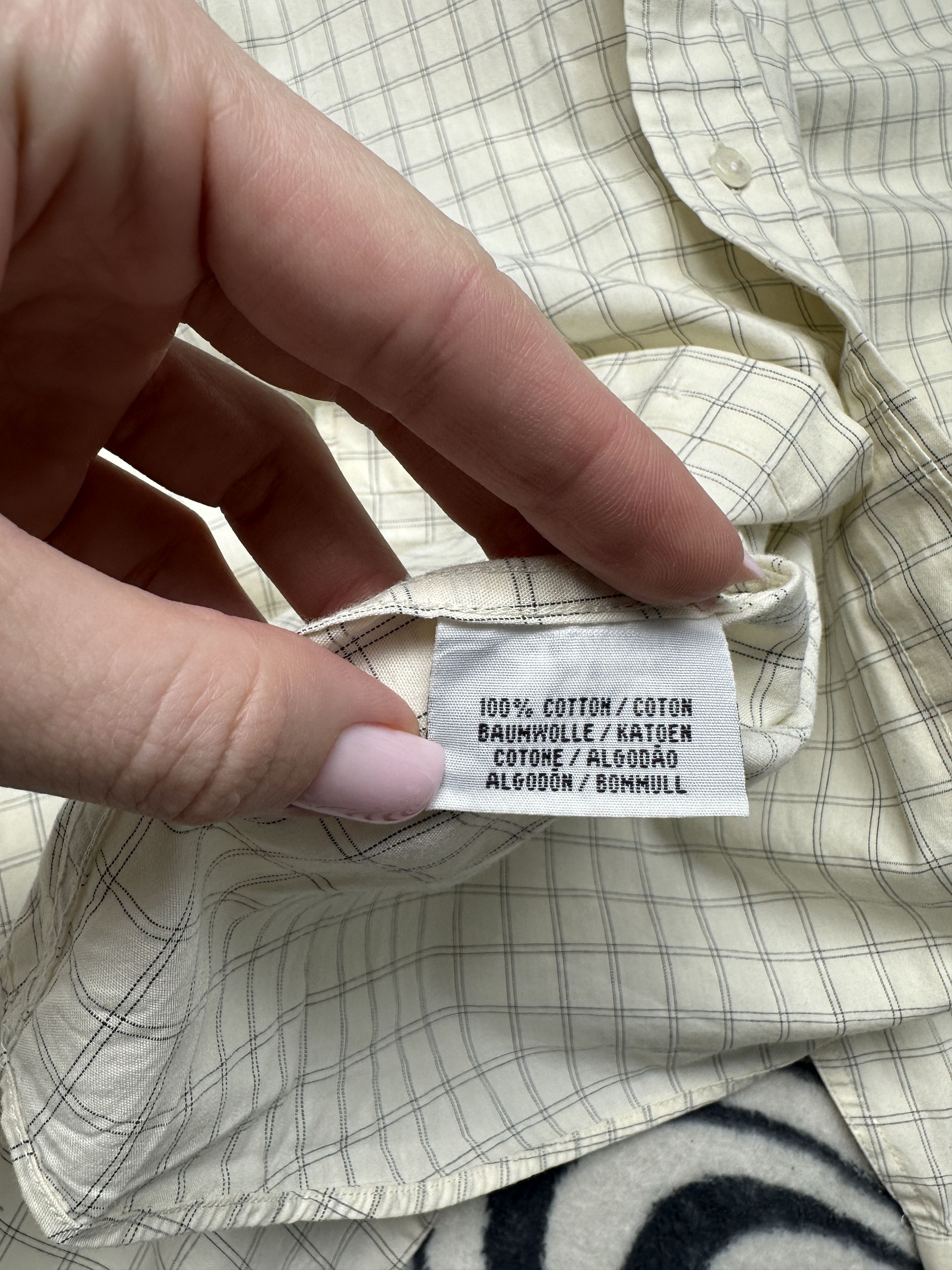 Burberry Thomas Burberry Vintage Mens Long Sleeve Shirt Size US L / EU 52-54 / 3 - 5 Thumbnail