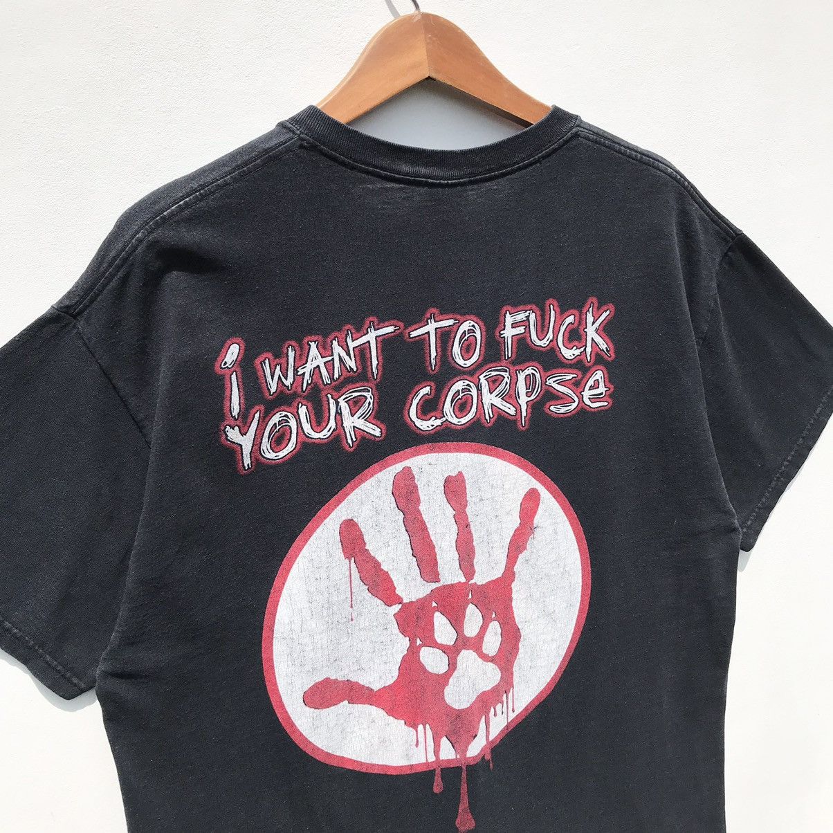 Band Tees 🔥Rare🔥Vintage Wolfpac Rap Rock Band Bloodhound Gang SunFaded Size US XL / EU 56 / 4 - 7 Thumbnail