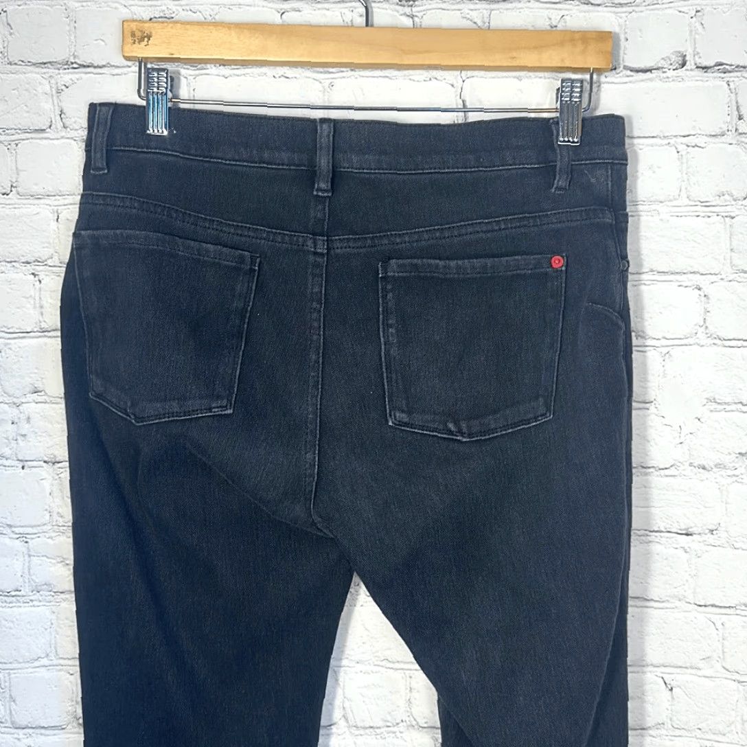 Spanx SPANX Women's Black Denim Slim-X Super Skinny Jeggings Jeans 31 Style FD0114 Jeans Slimming Straight 31 Womens Black FD0114 Size 24" / US 00 / IT 34 - 5 Thumbnail