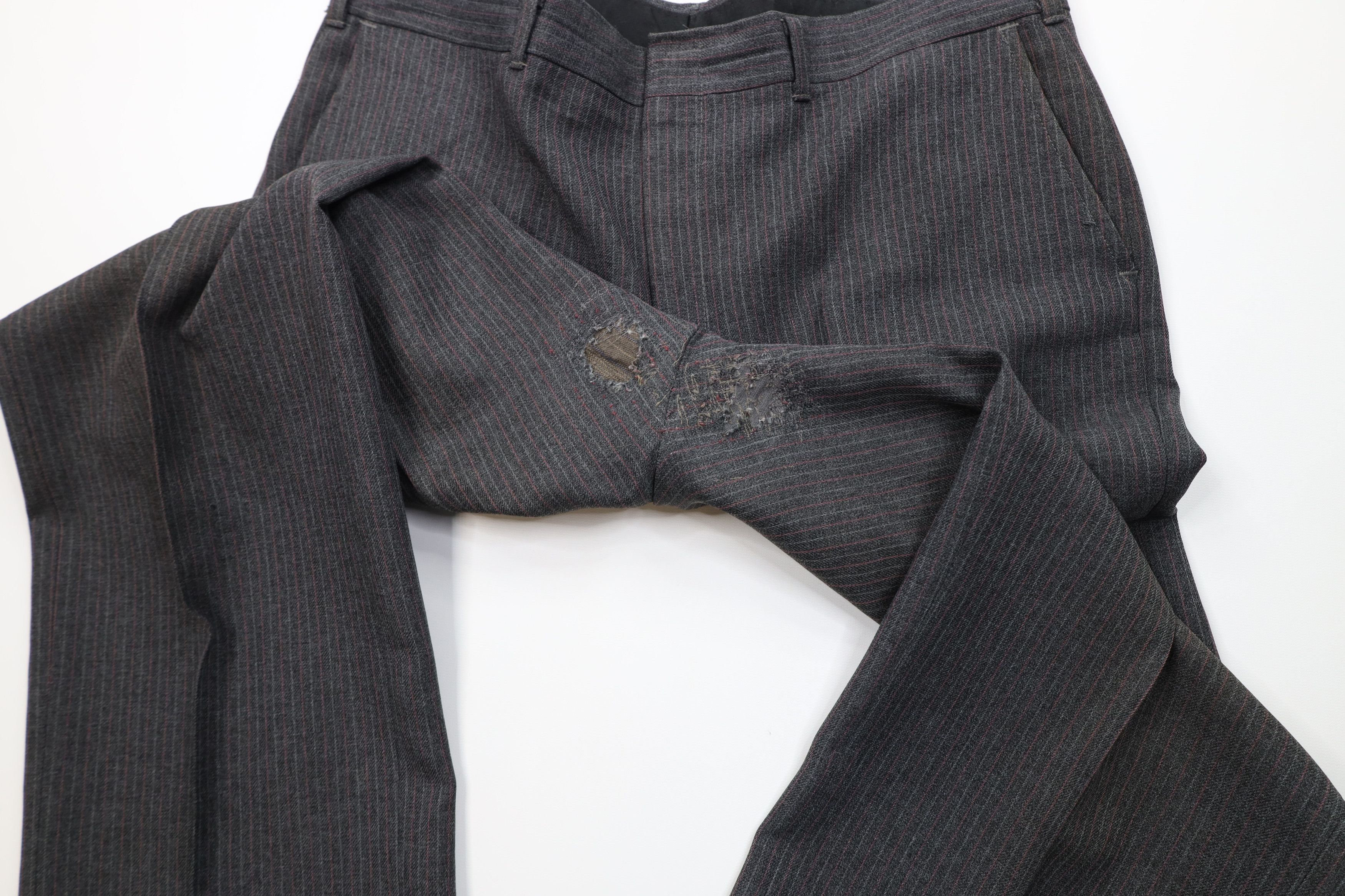 Vintage Vintage 90s Streetwear Distressed 2 Piece Suit Wedding Size 44R - 16 Thumbnail
