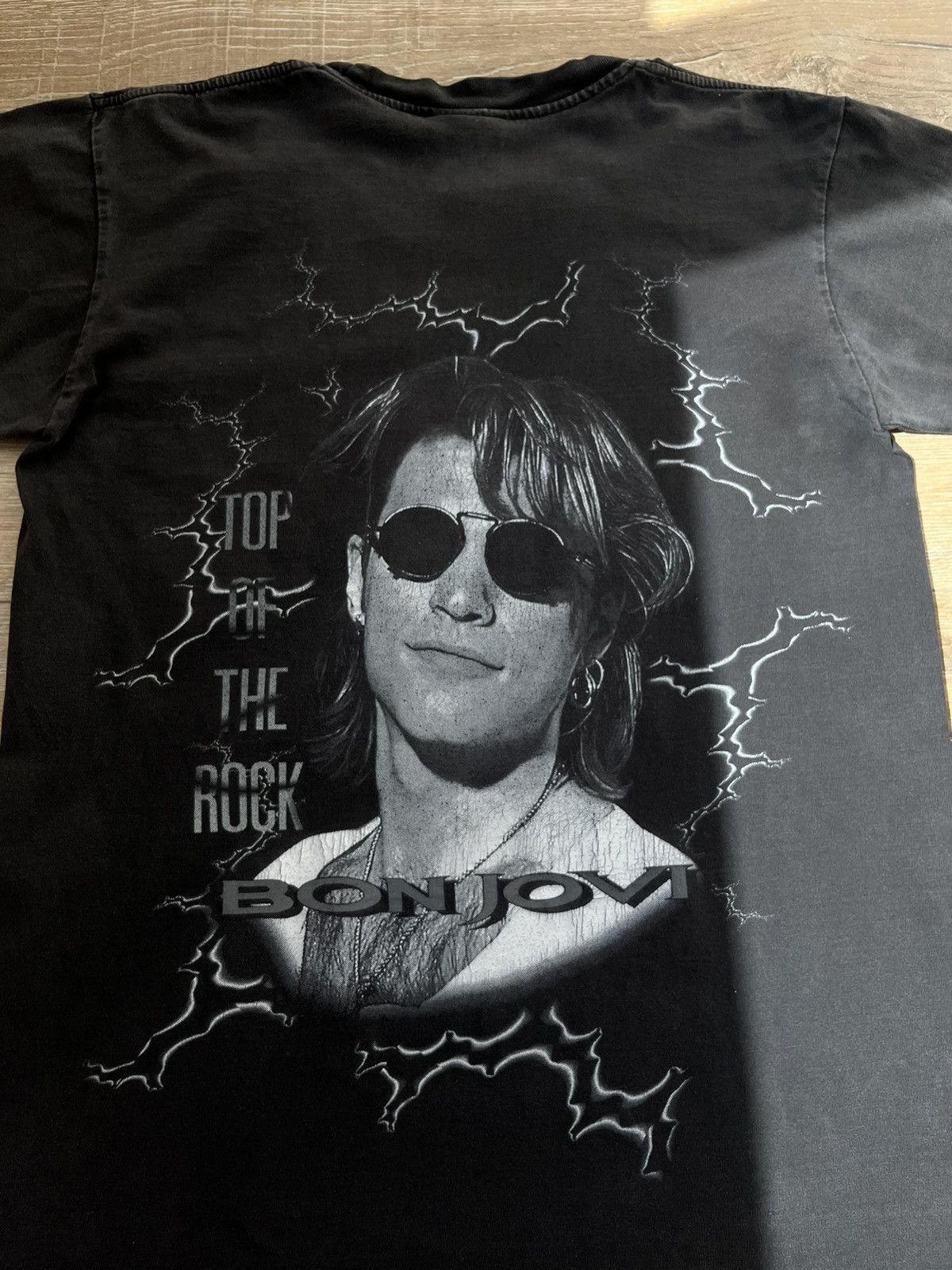 Band Tees × Bon Jovi × Vintage VINTAGE BON JOVI TOP OF THE ROCK T-SHIRT 90S Size US M / EU 48-50 / 2 - 12 Thumbnail